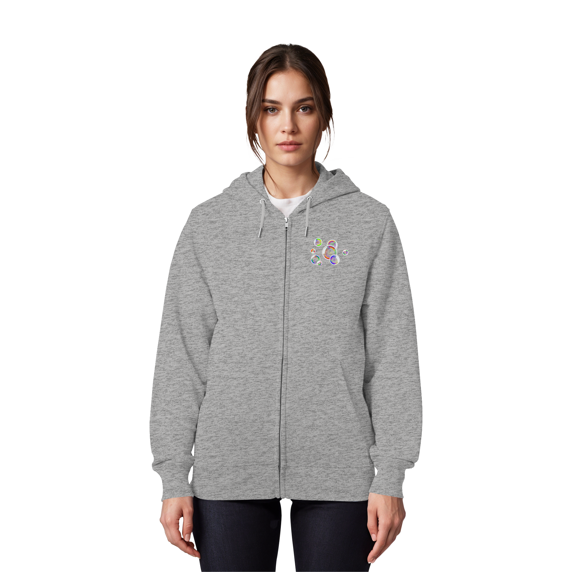 Regenbogen Seifenblasen - Organic Zipper