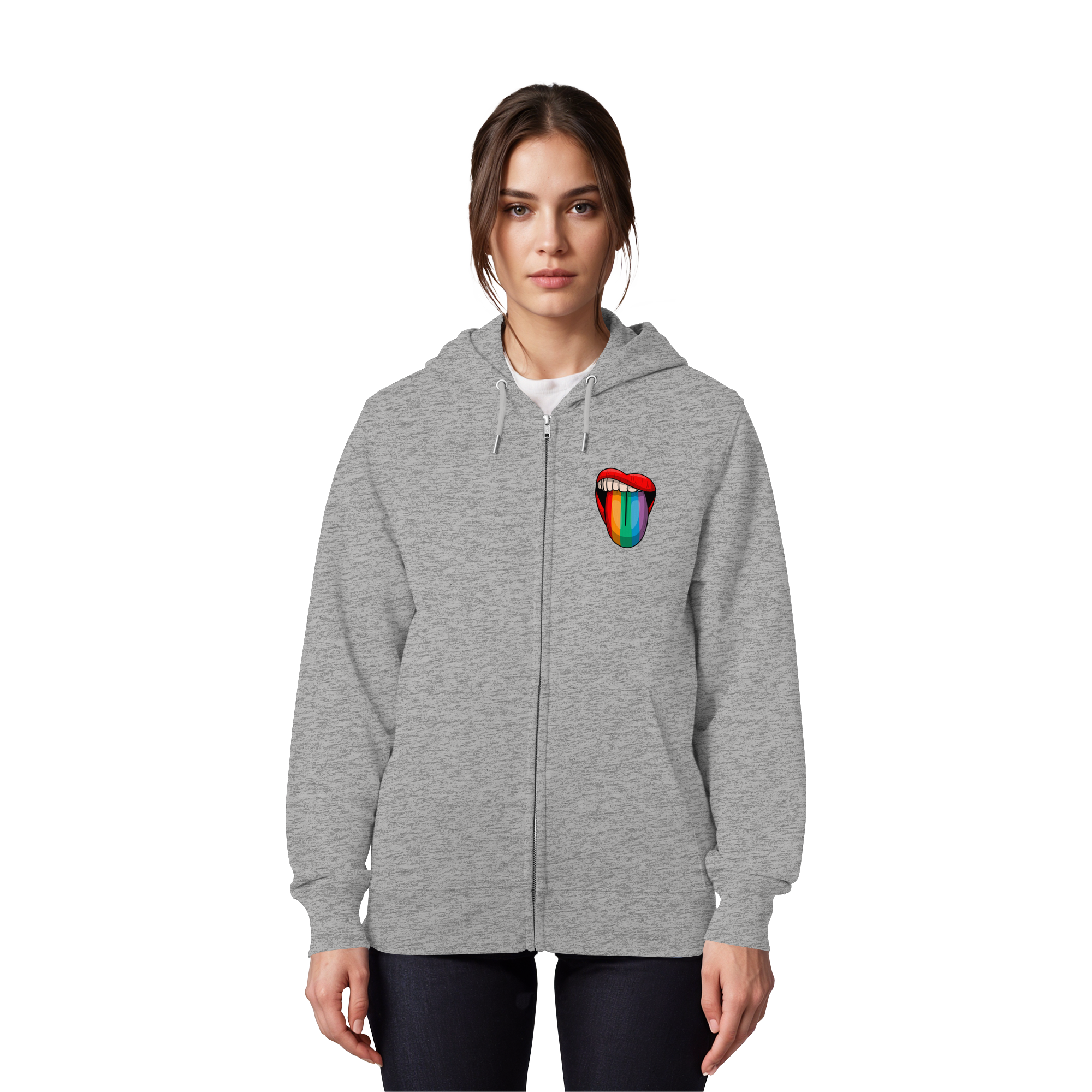 Speak Up or Shut Up Backprint - Organic Zipper