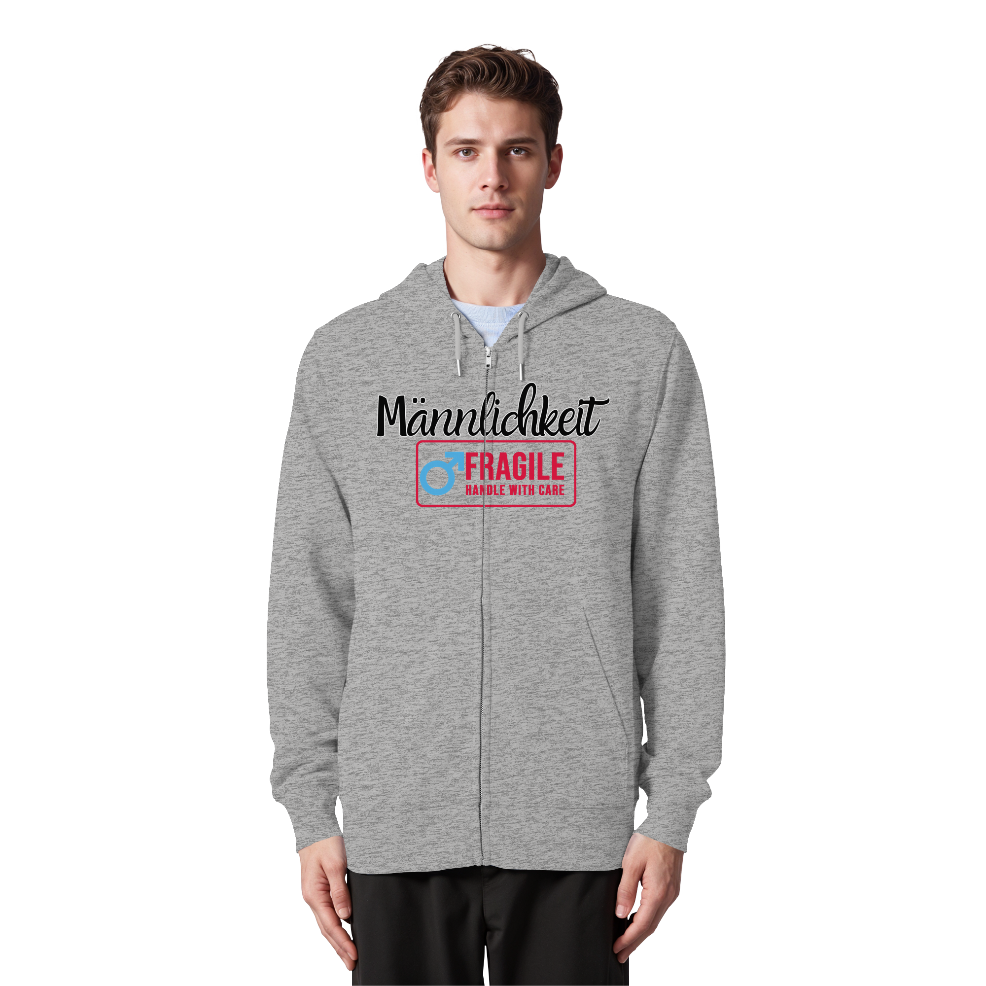 Männlichkeit: Handle with Care - Organic Zipper