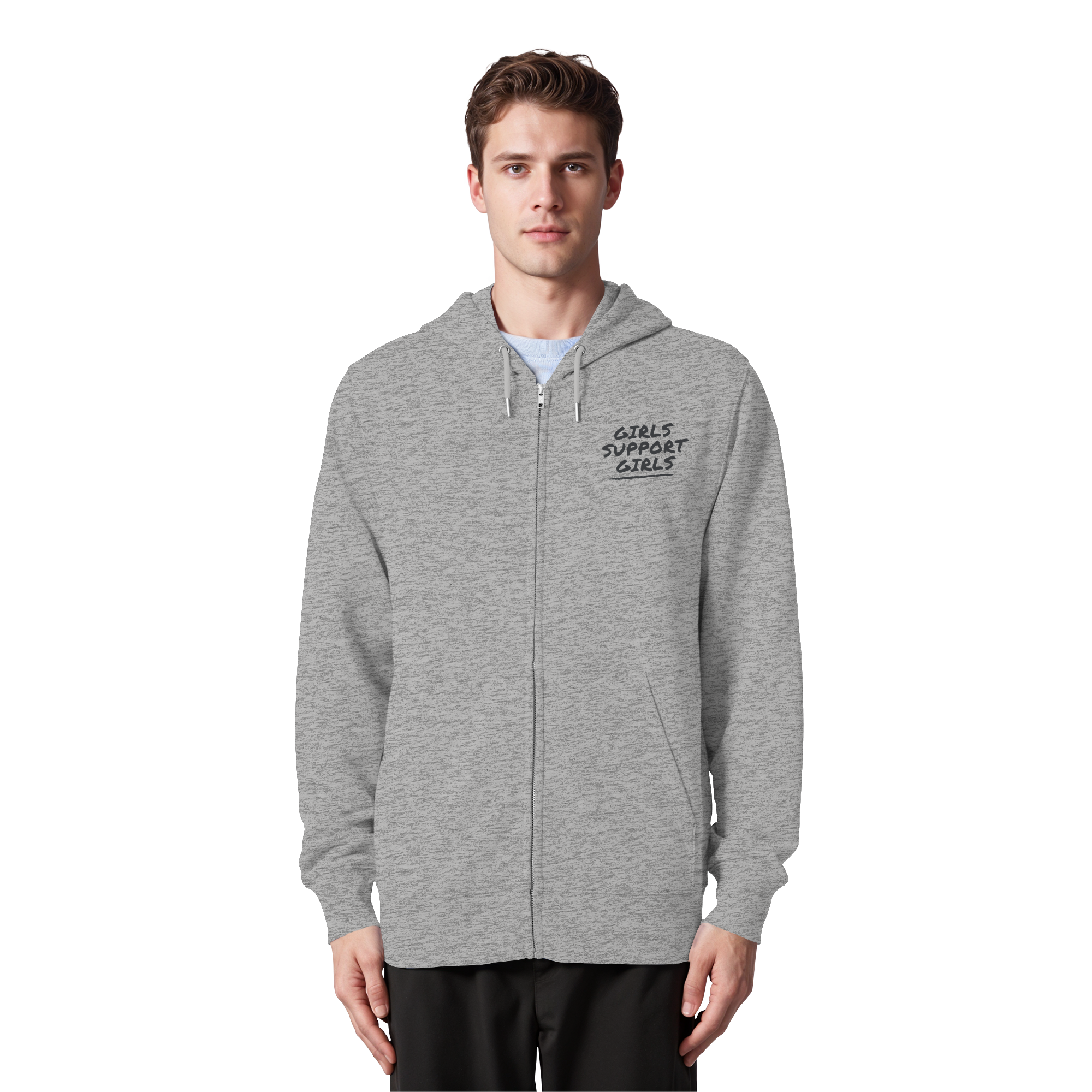 Girls Support Girls - Organic Zipper