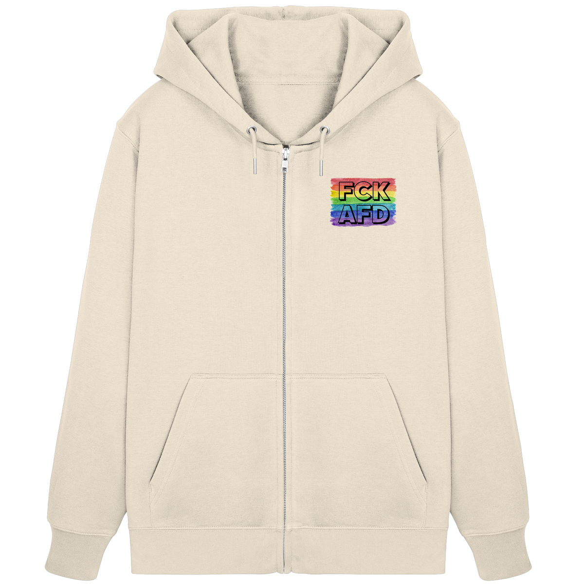 FCK AFD "Rainbow Resistance Edition" - Organic Zipper