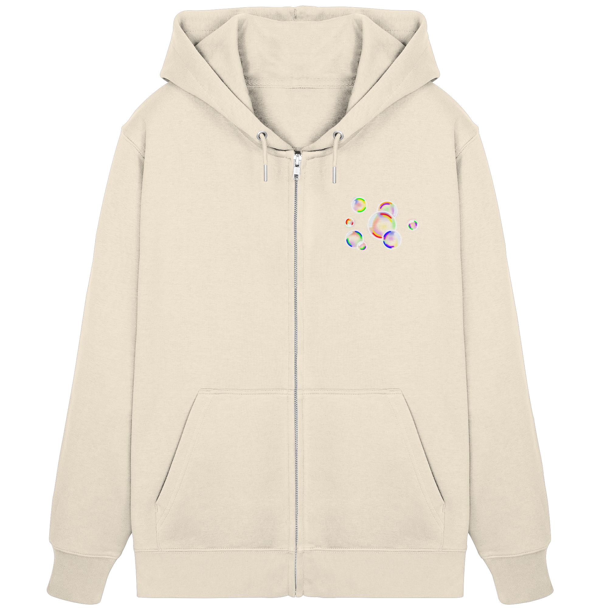 Regenbogen Seifenblasen Unisex Sweatjacke