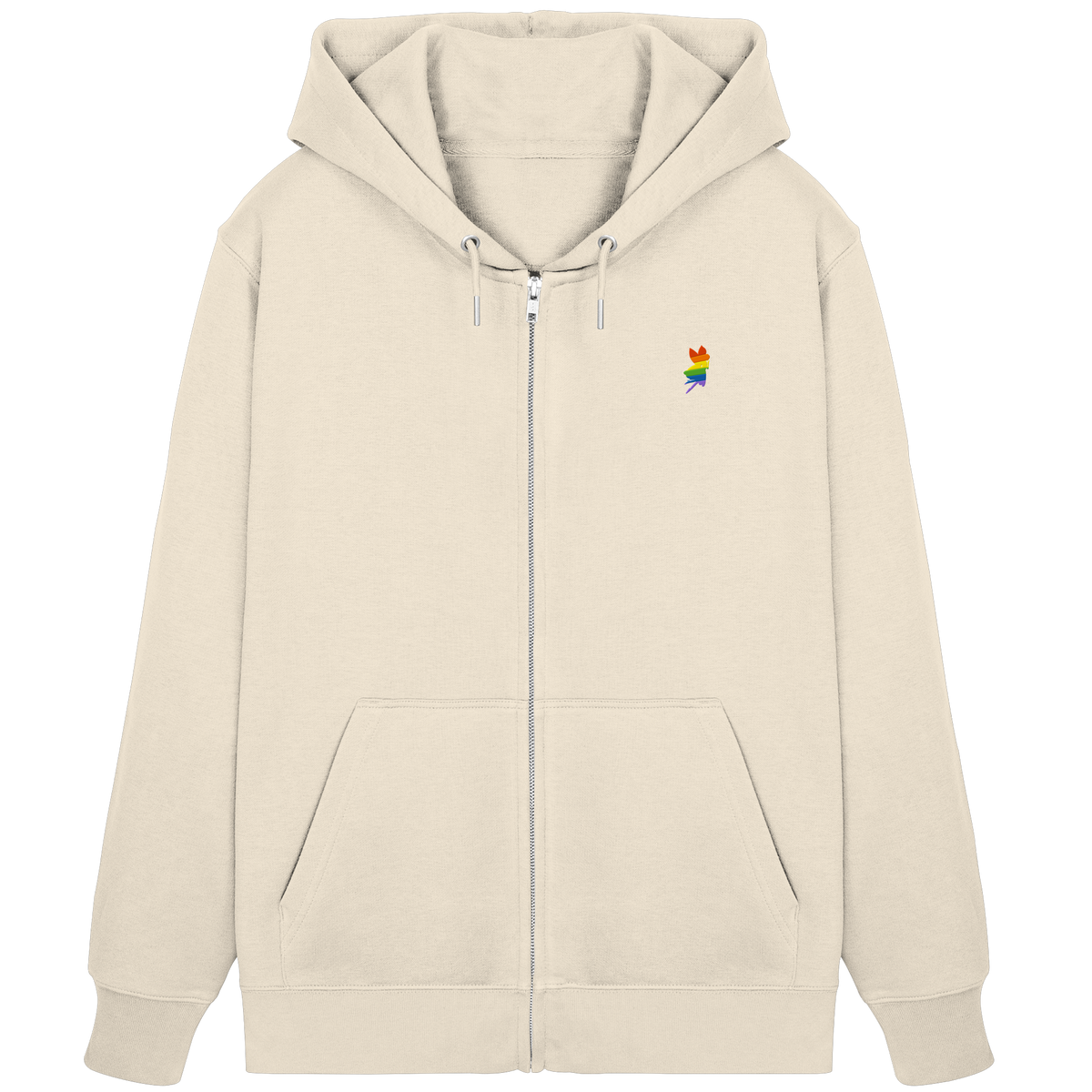 Regenbogen Fee Stick - Organic Zipper