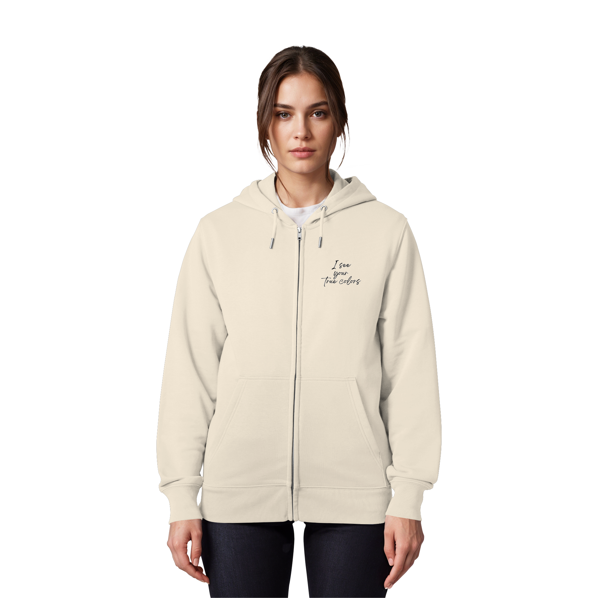 I see your True colors Backprint - Organic Zipper