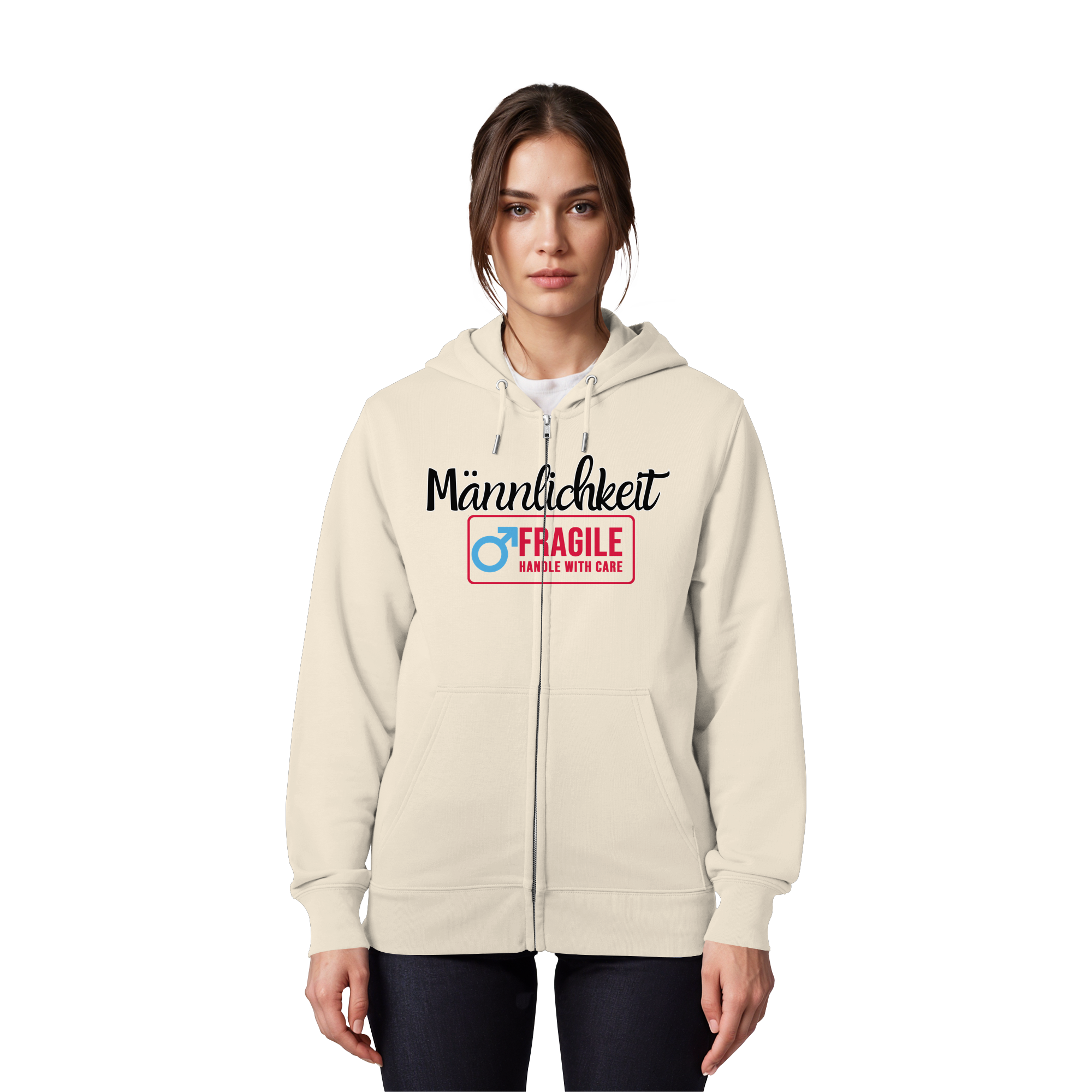 Männlichkeit: Handle with Care - Organic Zipper