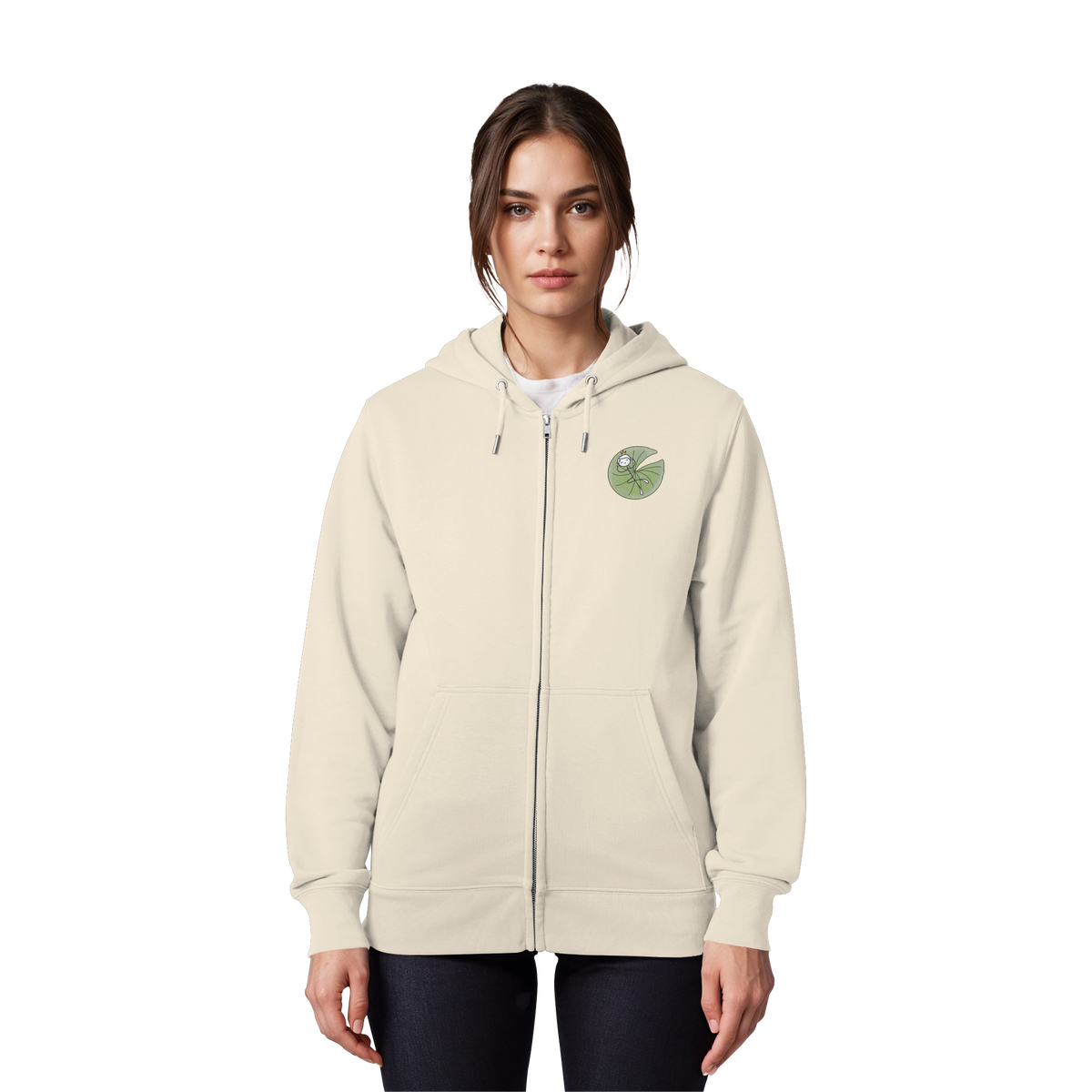 Seelenmännchen "Seerosenchillung Edition" - Organic Zipper