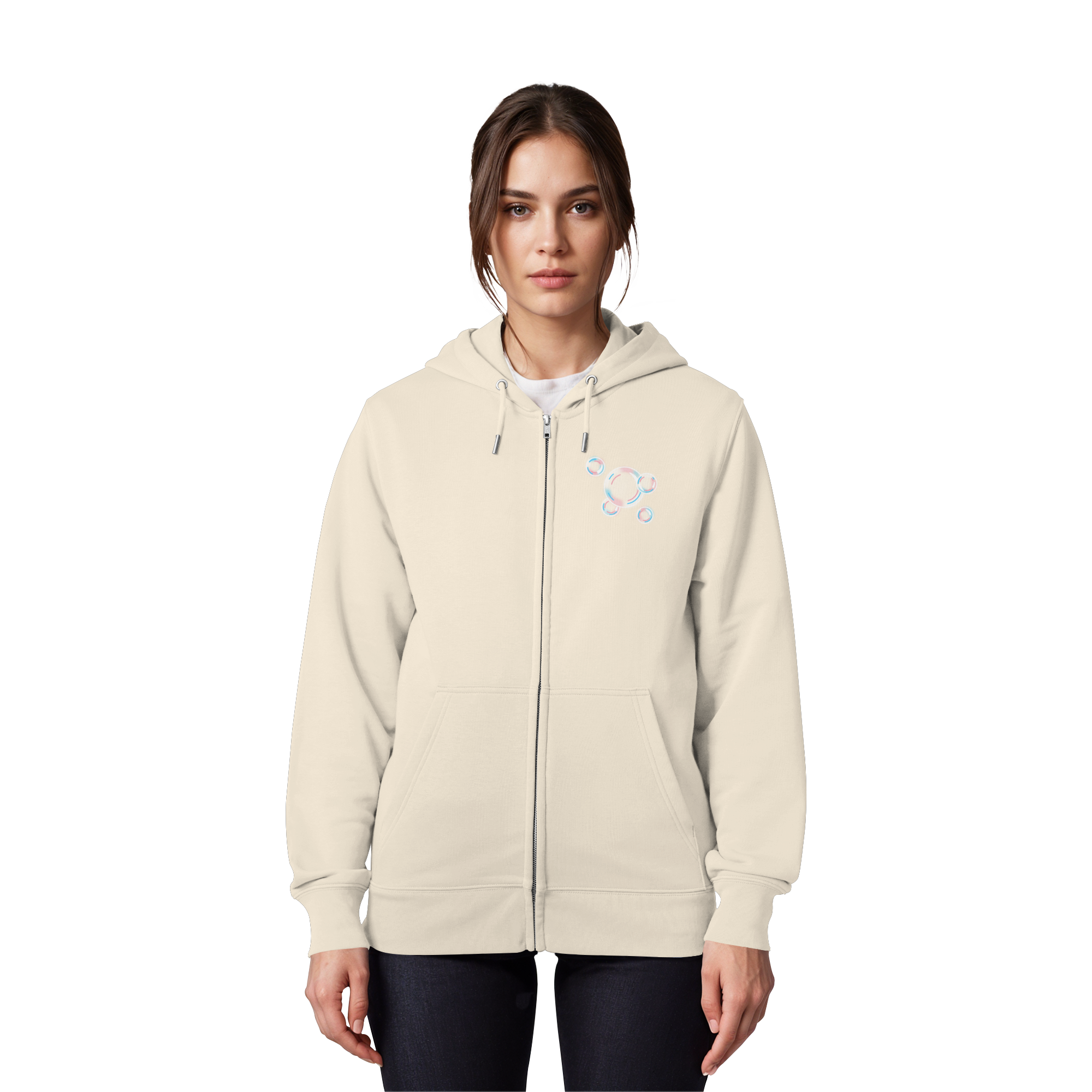 Trans Seifenblasen - Organic Zipper