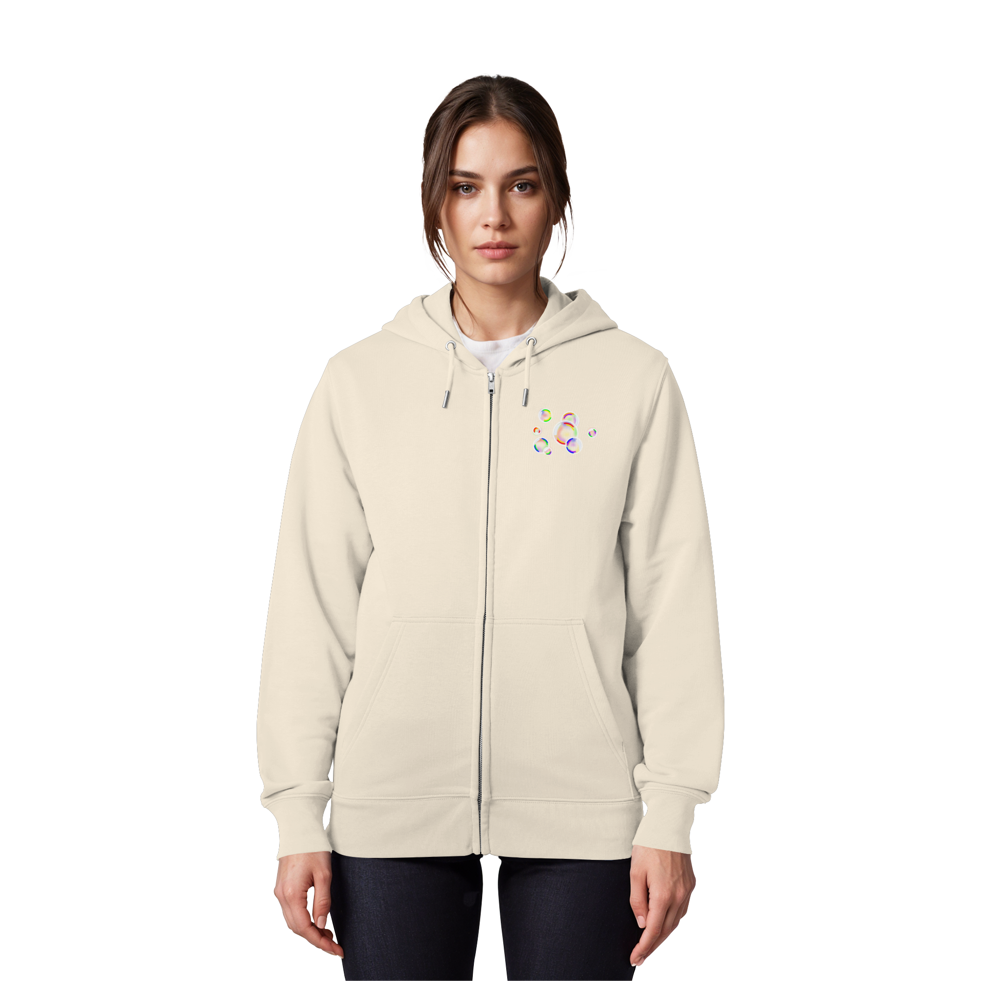 Regenbogen Seifenblasen - Organic Zipper