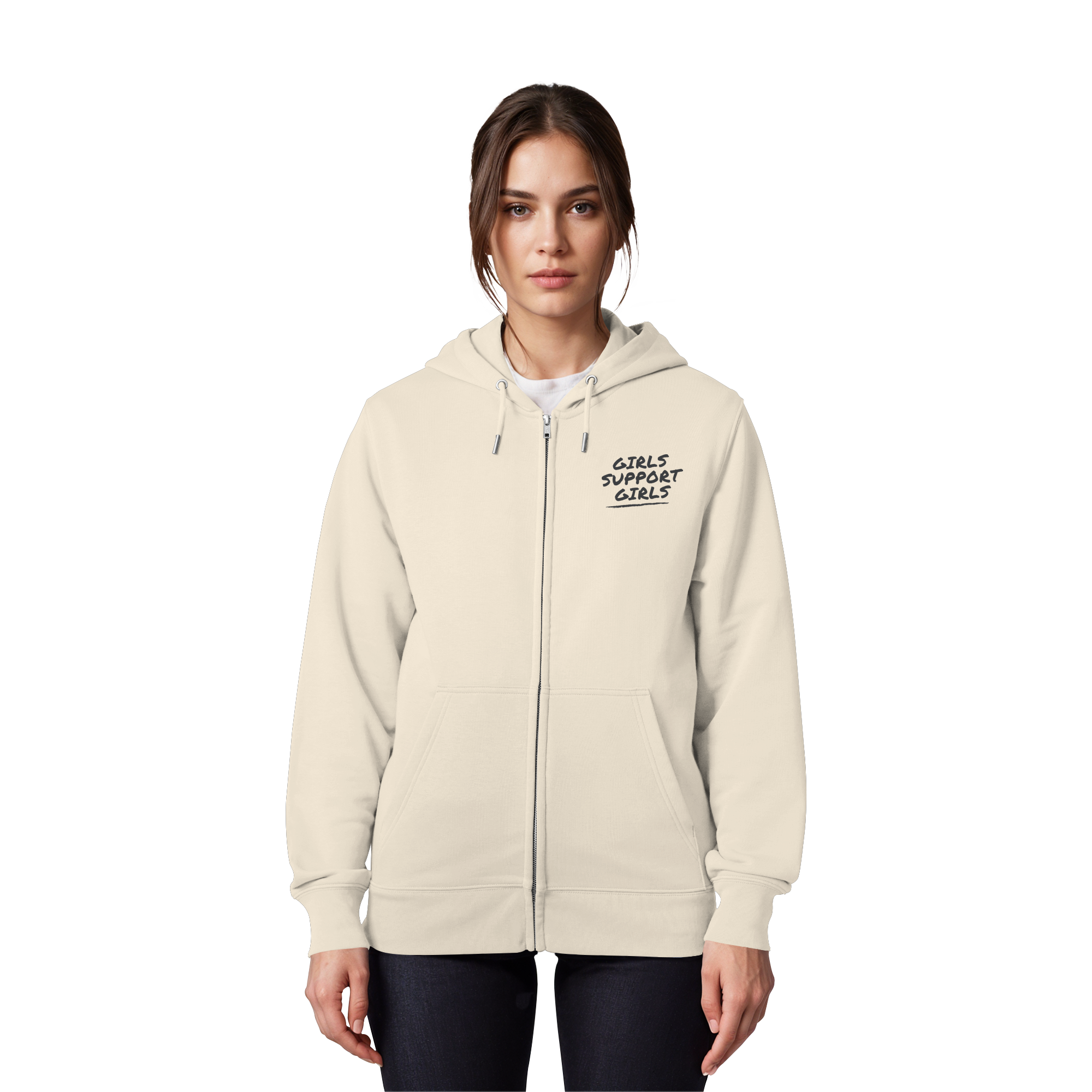 Girls Support Girls - Organic Zipper