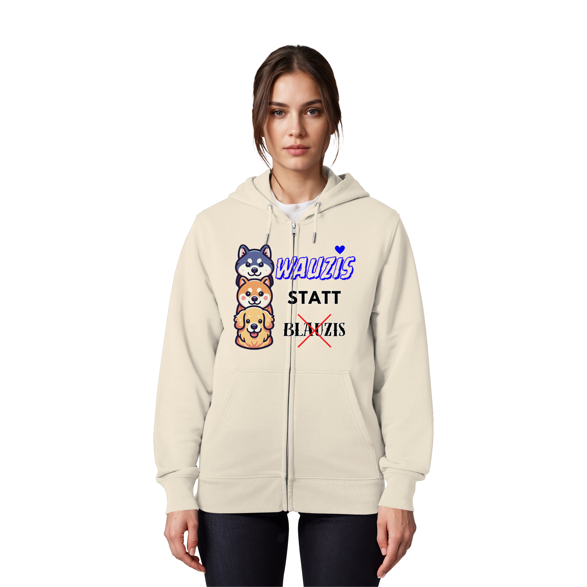 Wauzis statt Blauzis - Organic Zipper