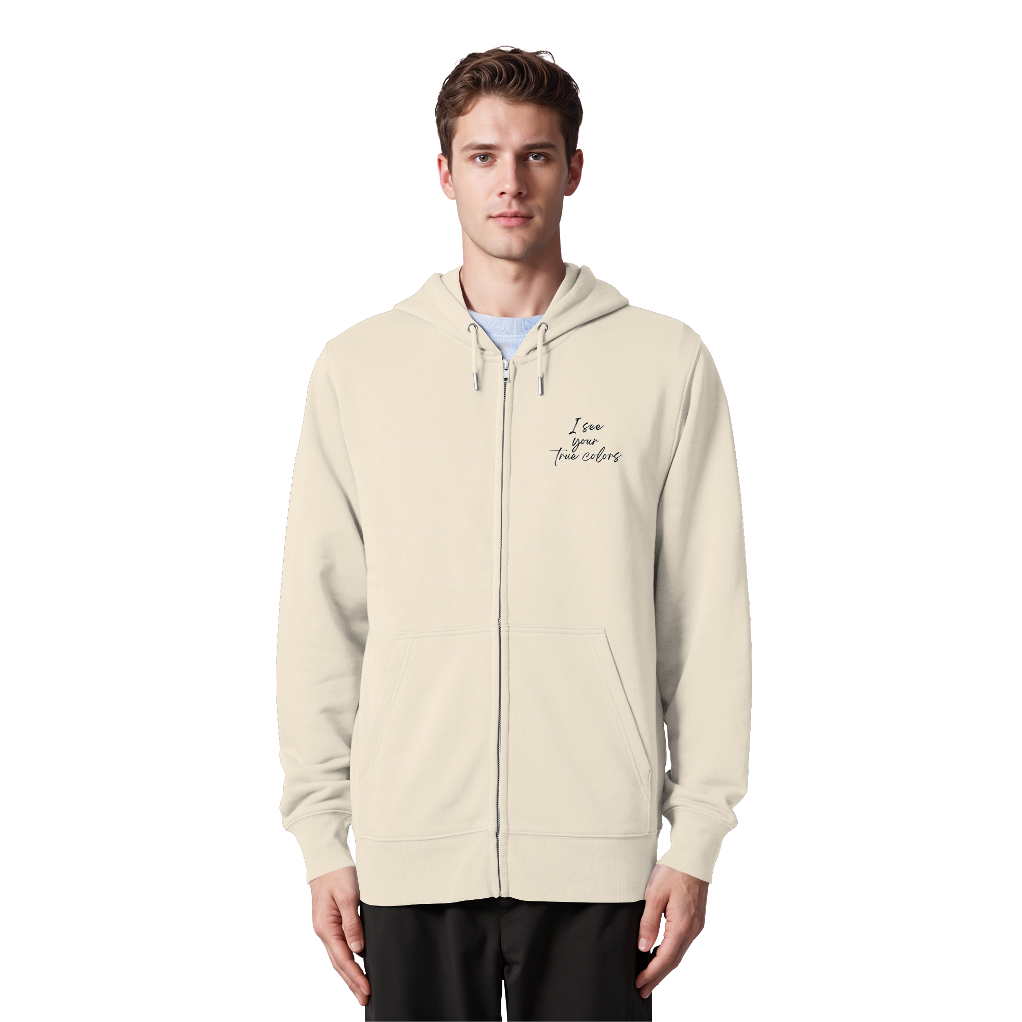 I see your True colors Backprint - Organic Zipper