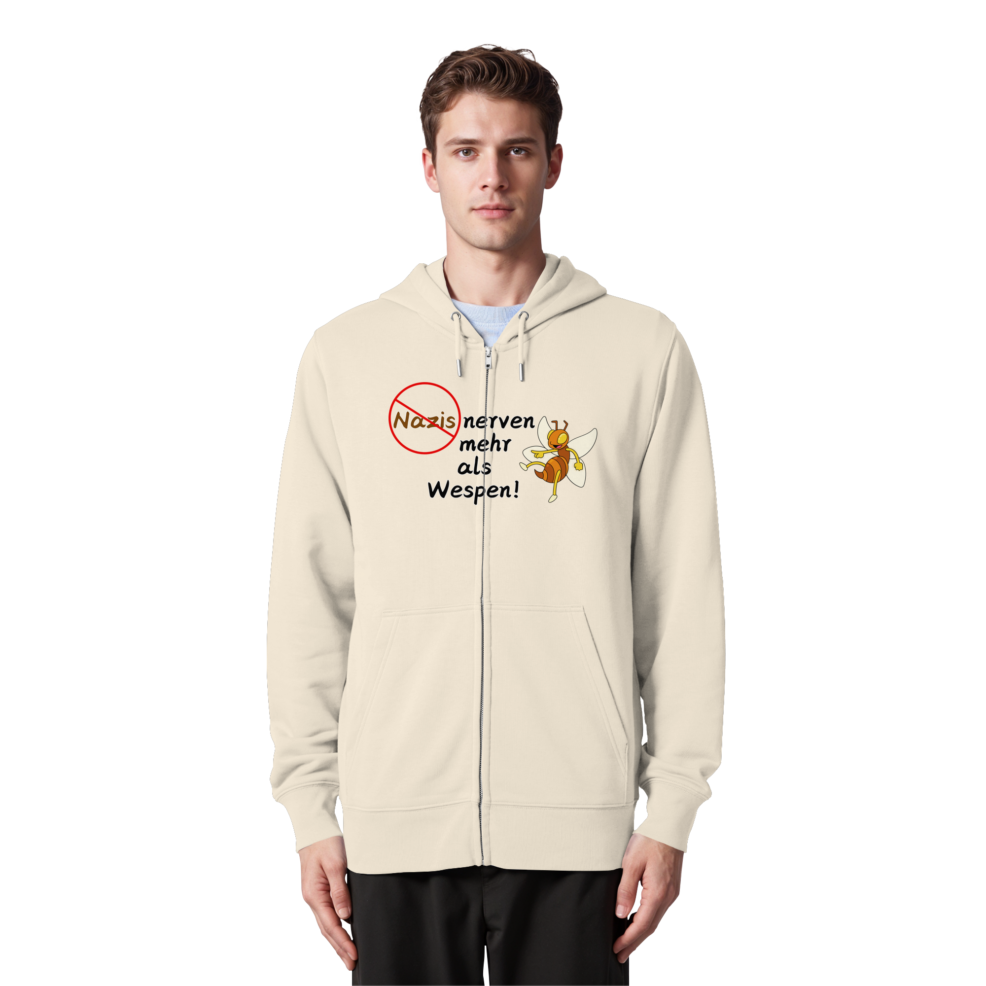Nazis nerven mehr als Wespen - Organic Zipper
