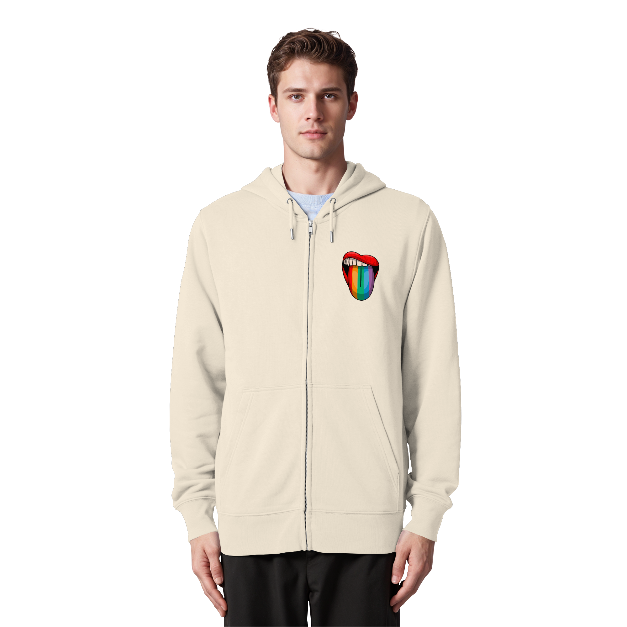 Speak Up or Shut Up Backprint - Organic Zipper
