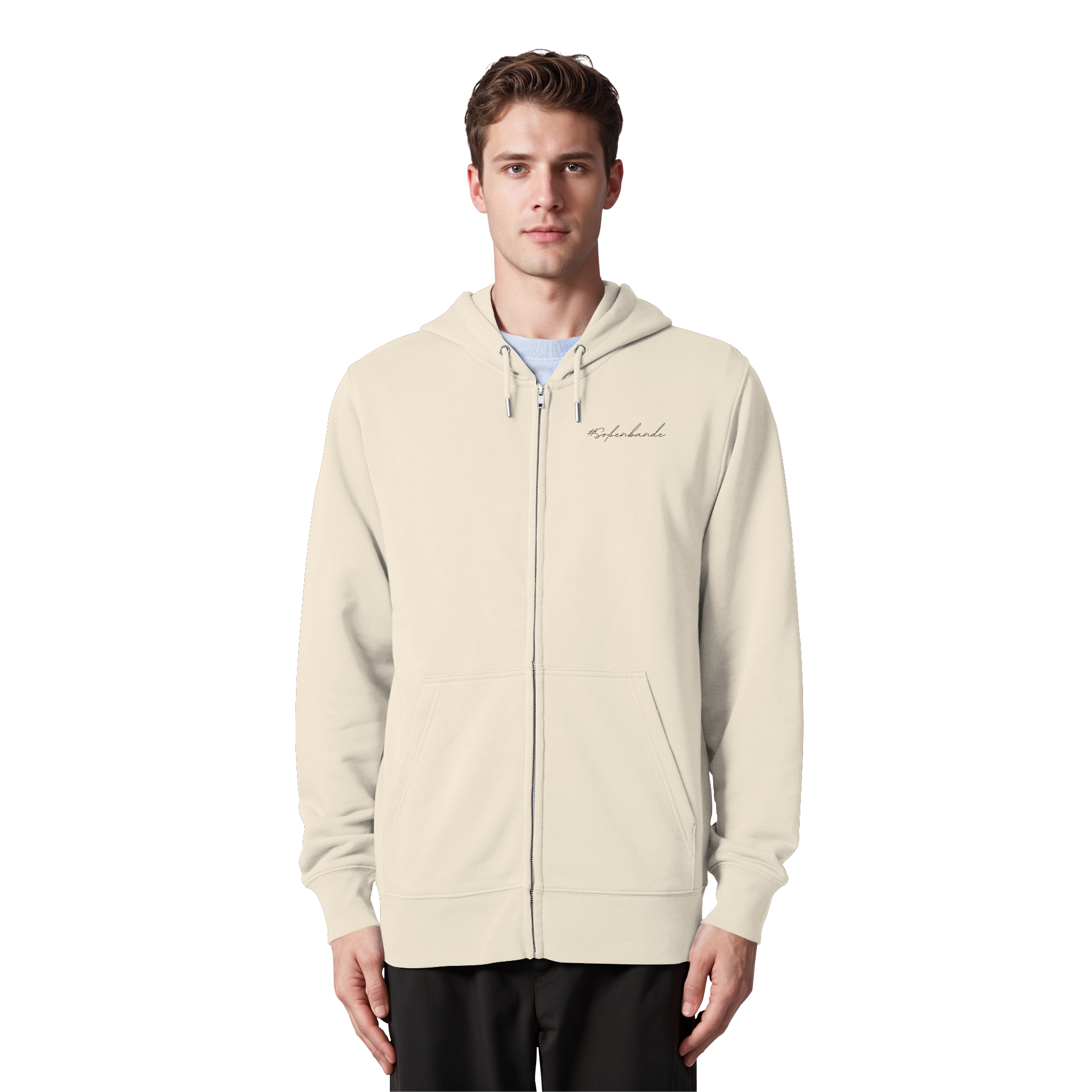 #Soßenbande (schwarze Schrift) - Organic Zipper