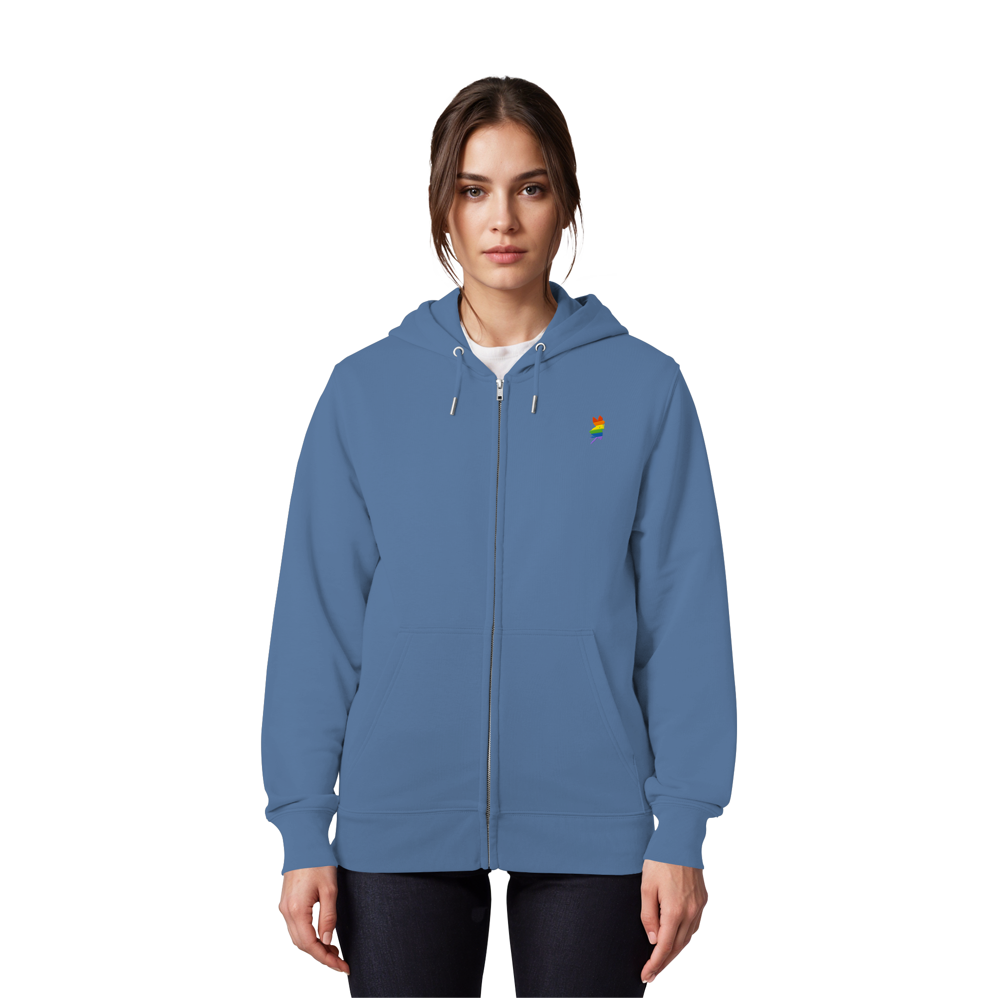 Regenbogen Fee - Organic Zipper (Stick)