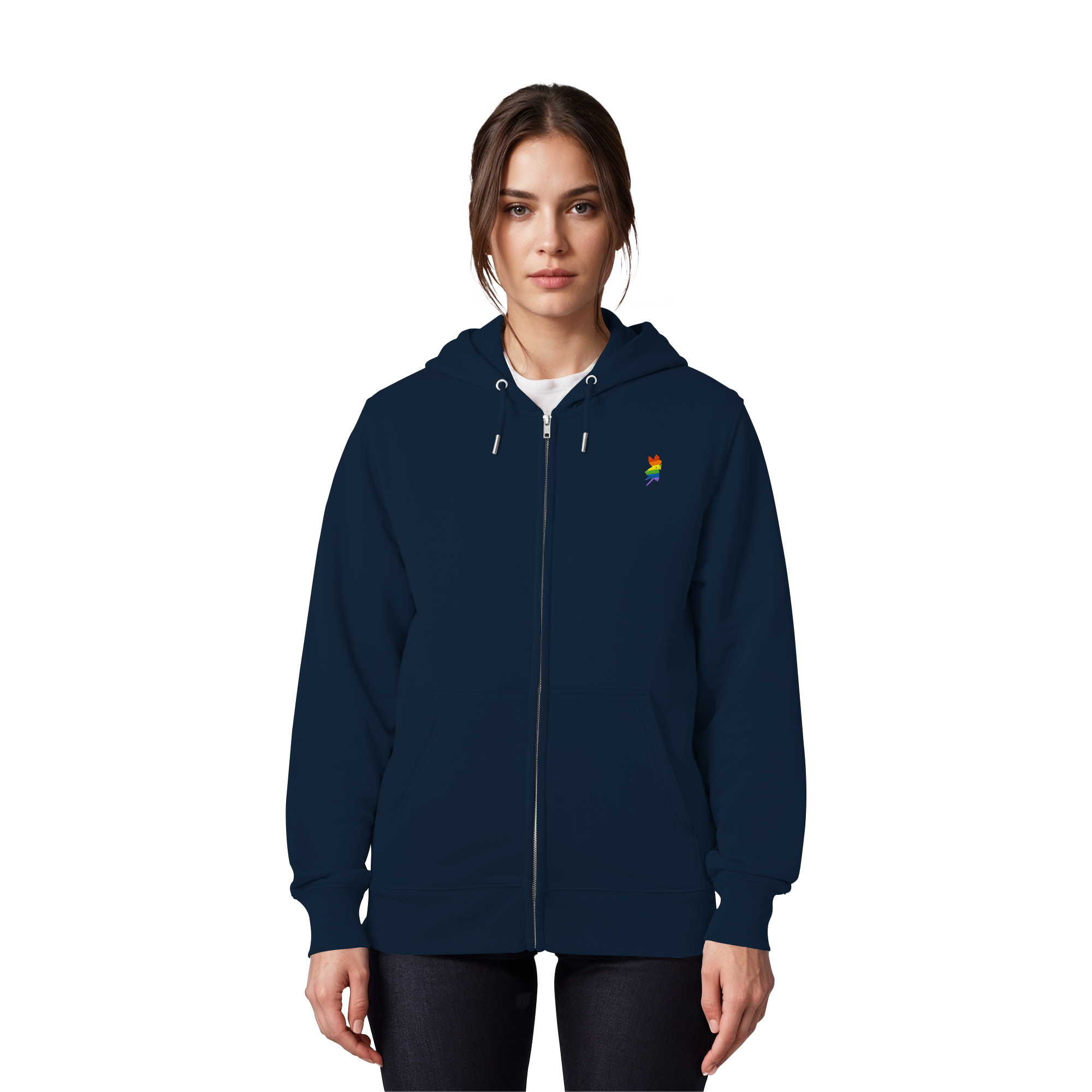 Regenbogen Fee - Organic Zipper (Stick)