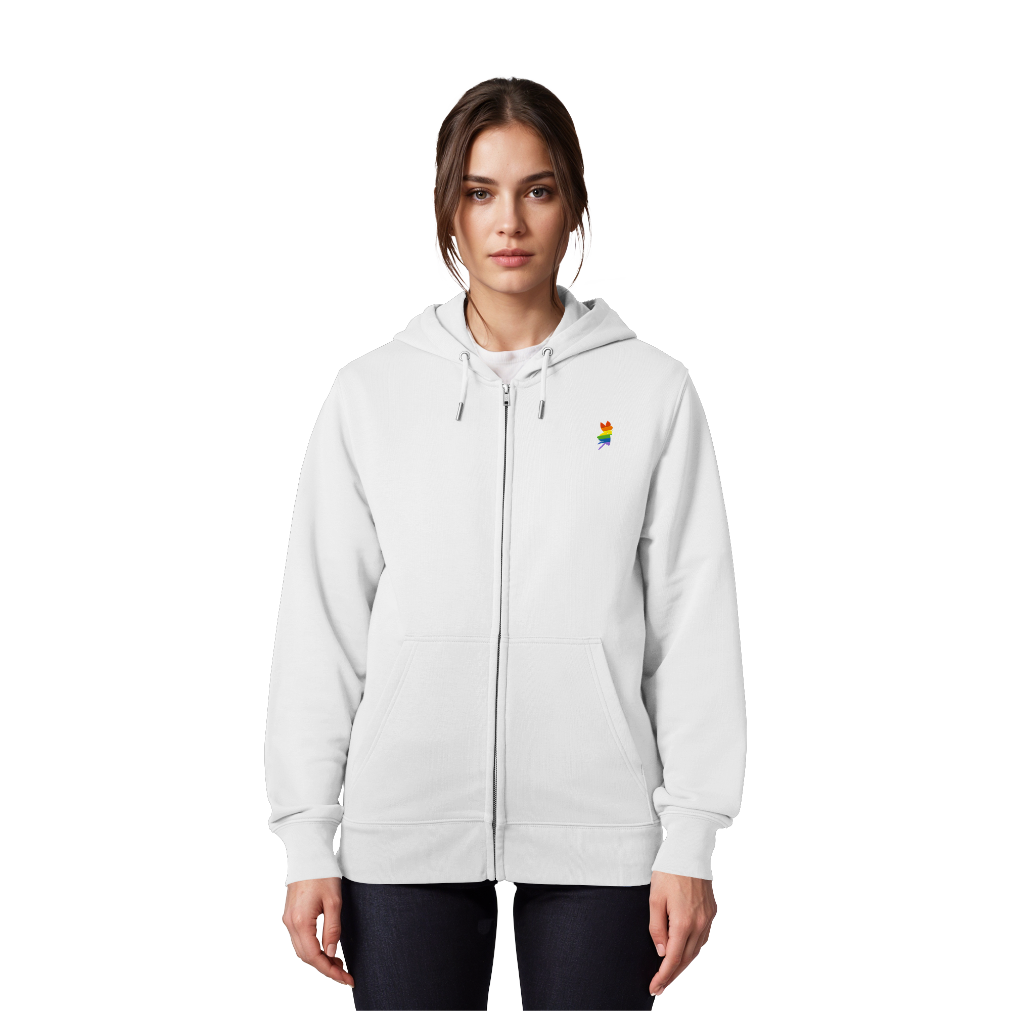 Regenbogen Fee - Organic Zipper (Stick)