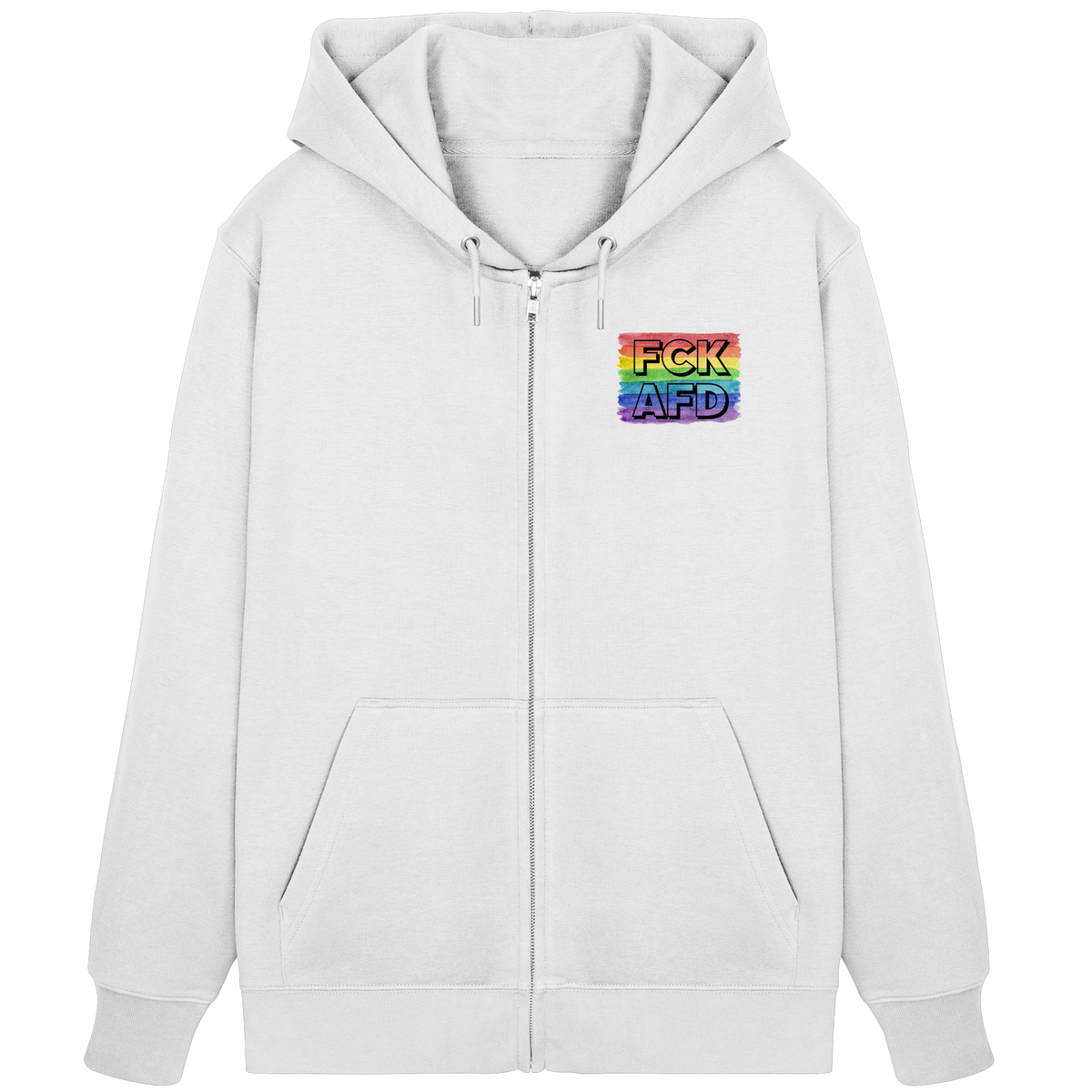 FCK AFD "Rainbow Resistance Edition" - Organic Zipper