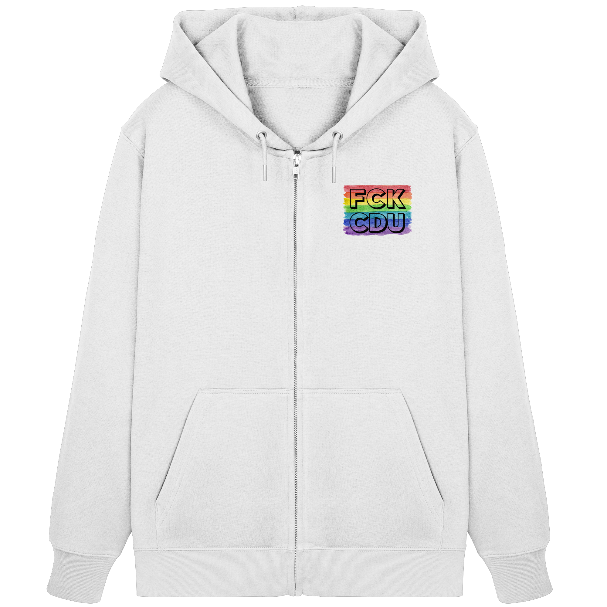 FCK CDU "Rainbow Resistance Edition" - Organic Zipper