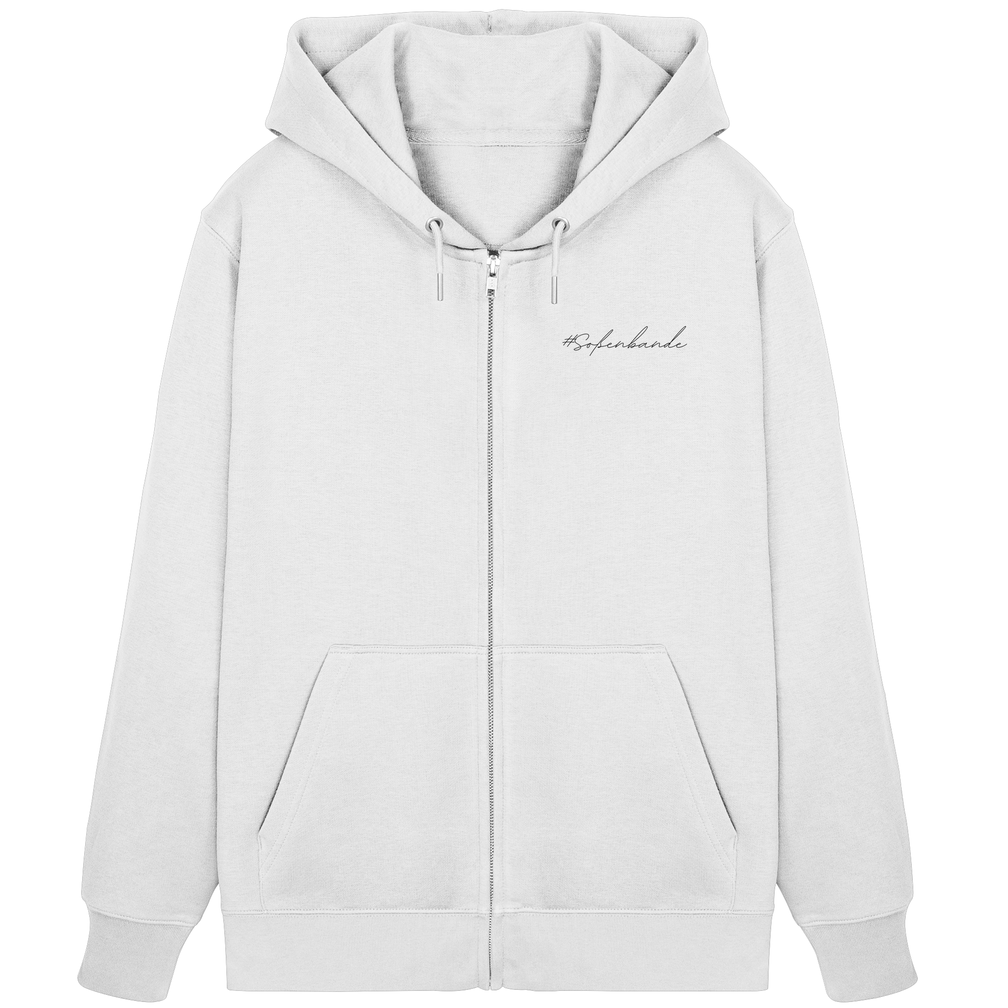 #Soßenbande (schwarze Schrift) Unisex Sweatjacke