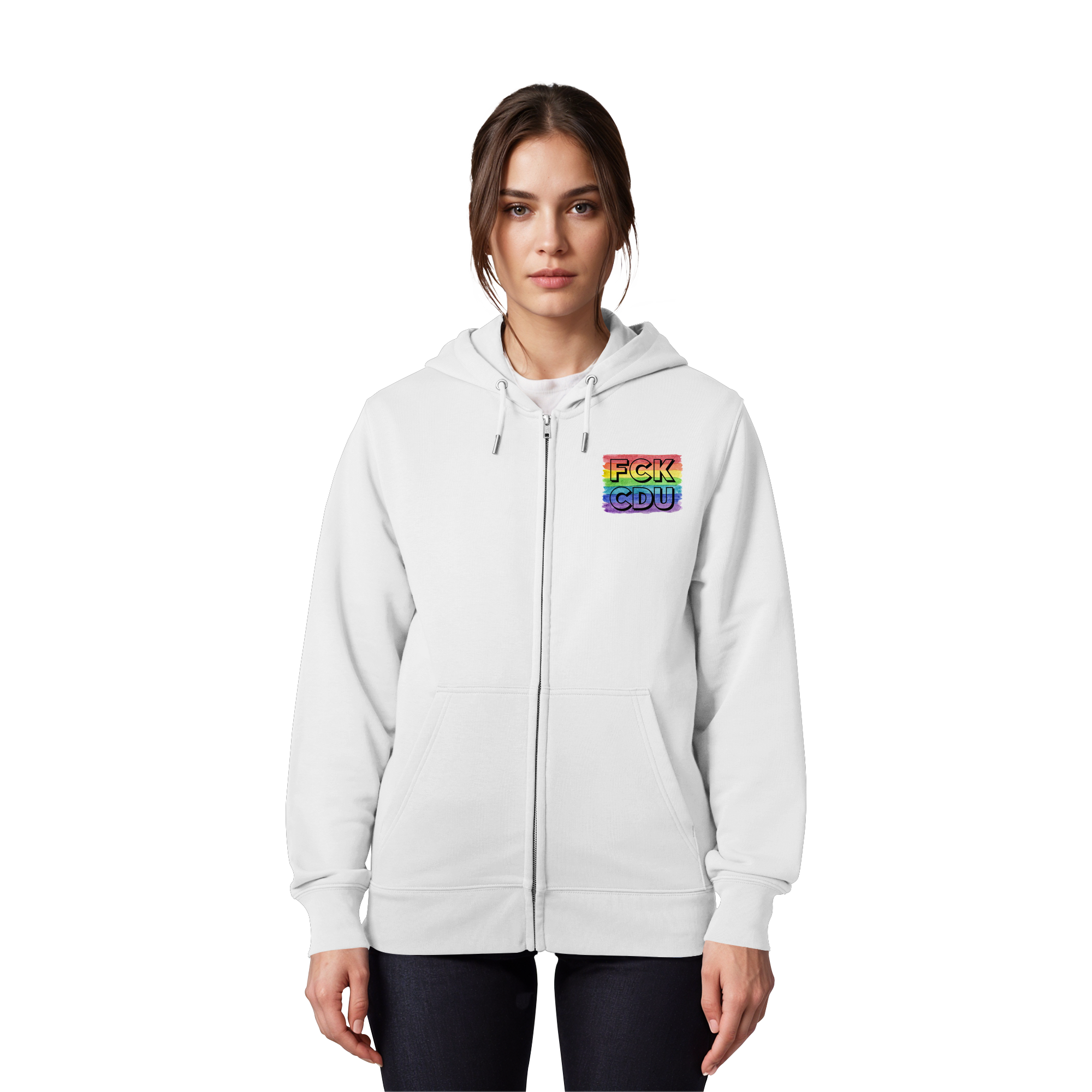 FCK CDU "Rainbow Resistance Edition" - Organic Zipper