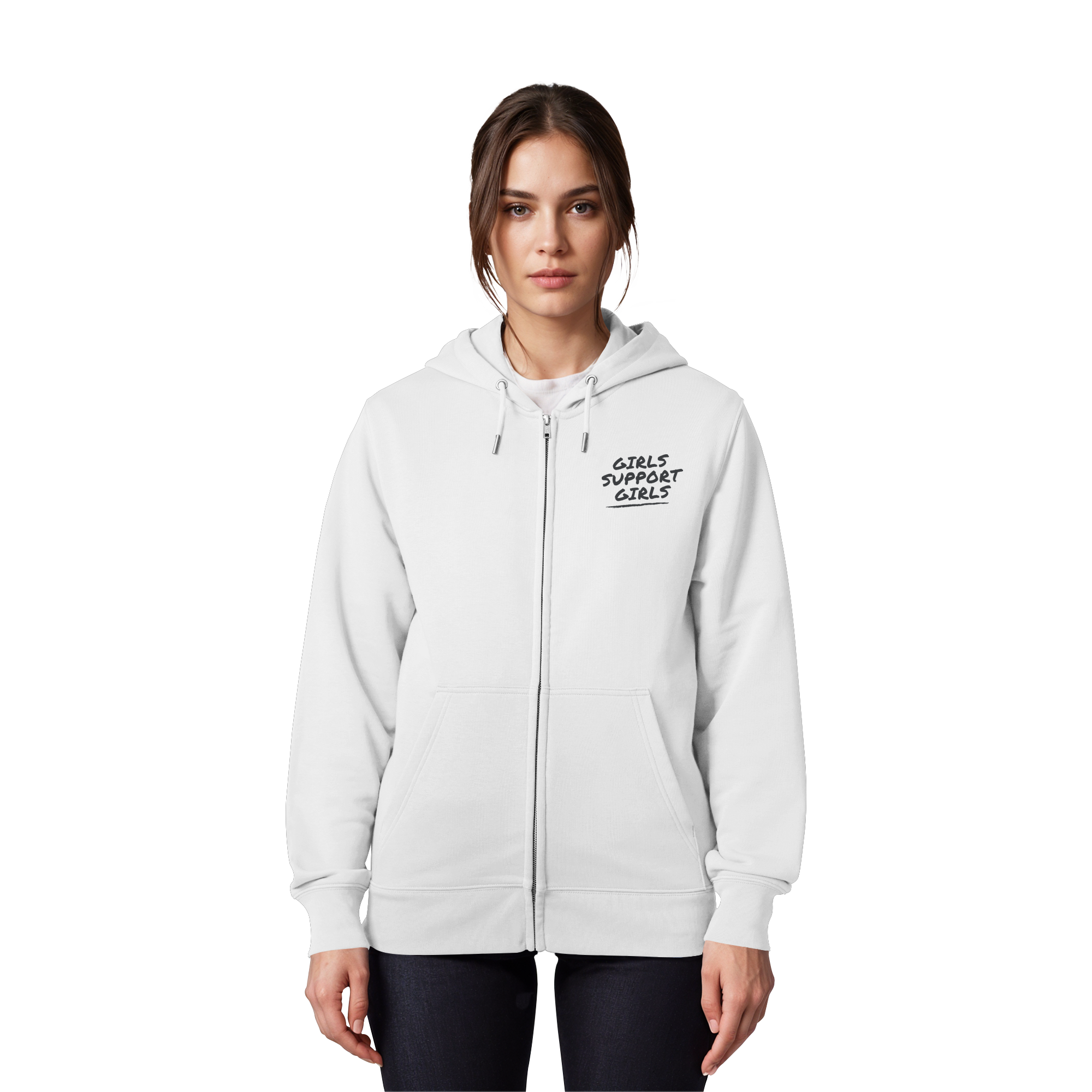 Girls Support Girls - Organic Zipper