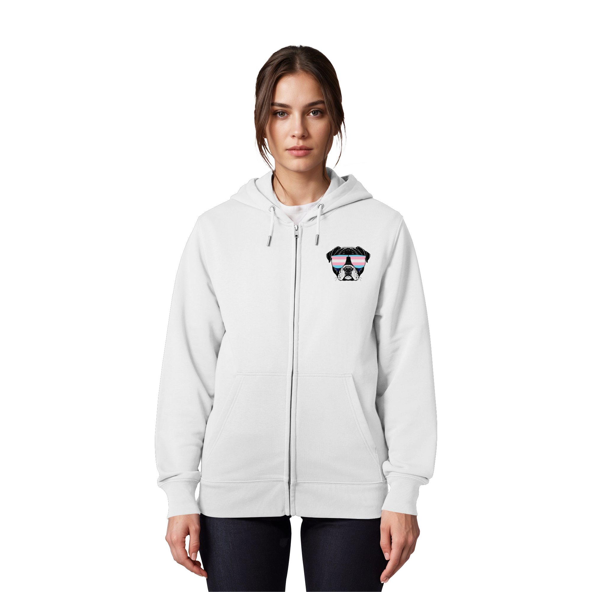 Trans Doggo - Organic Zipper