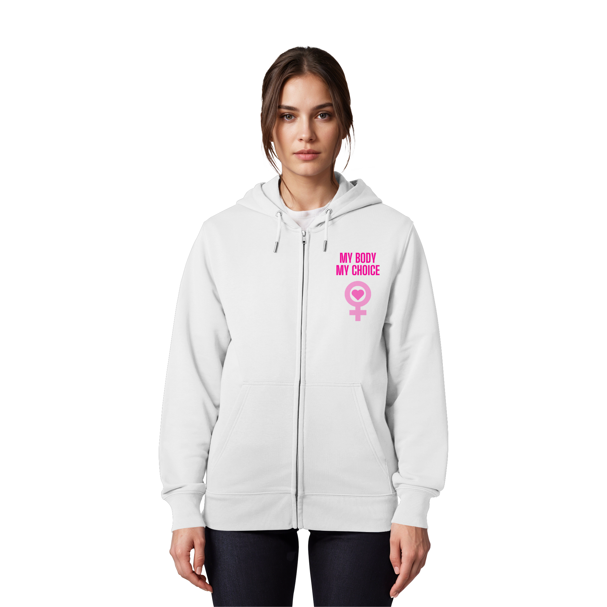 My Body My Choice "Pink Power Edition" - Organic Zipper