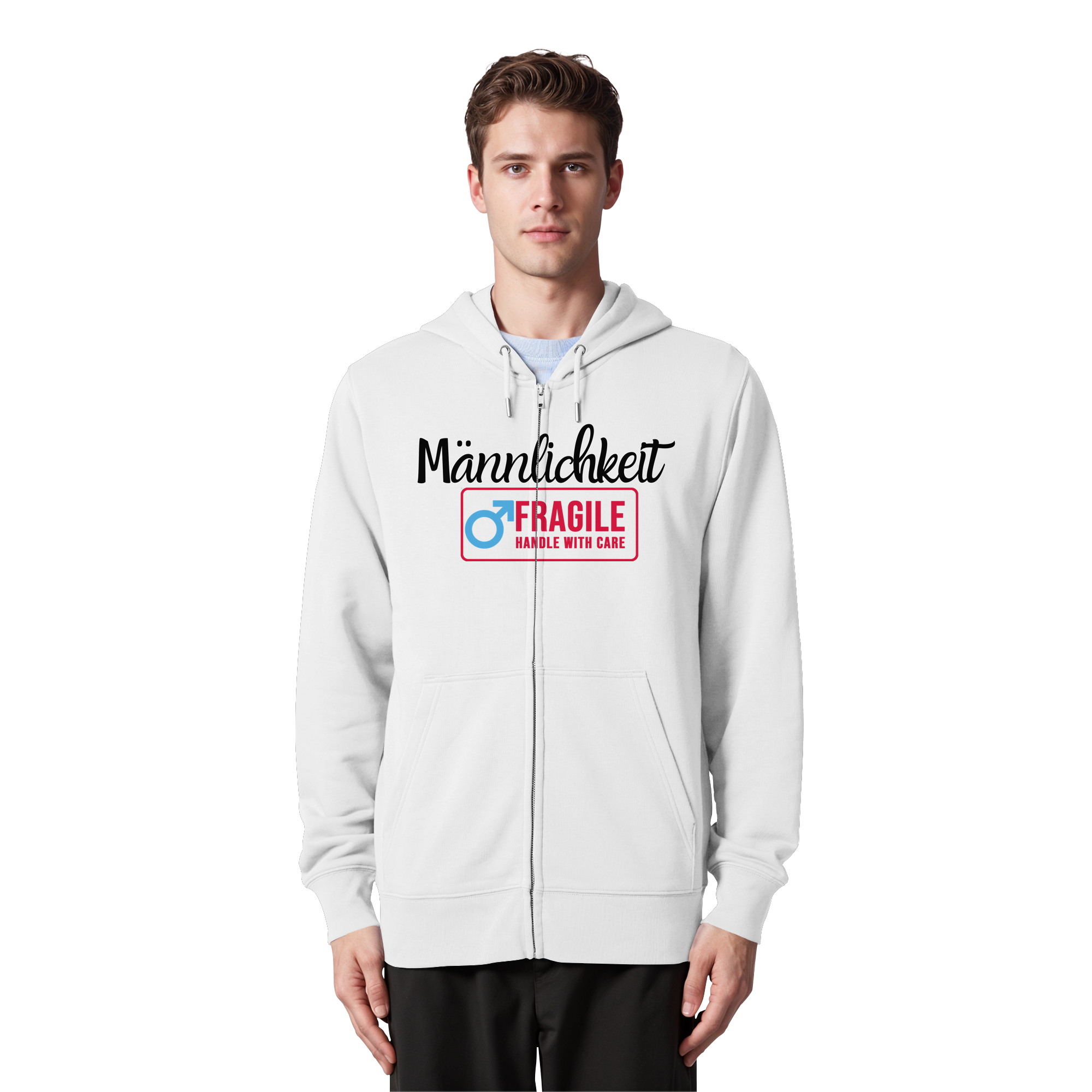 Männlichkeit: Handle with Care - Organic Zipper
