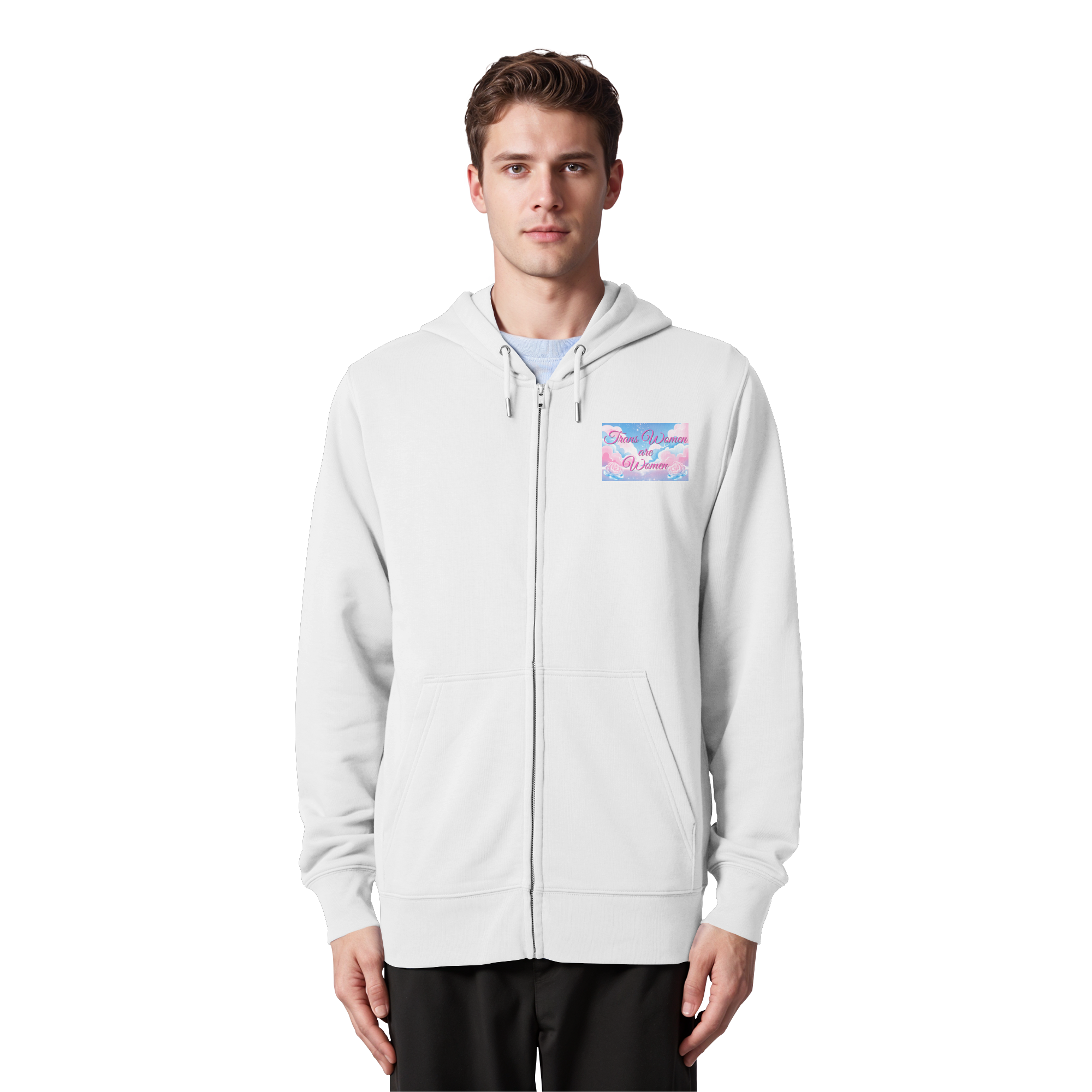 Trans Women are Women "Rosenhimmel Edition" - Organic Zipper