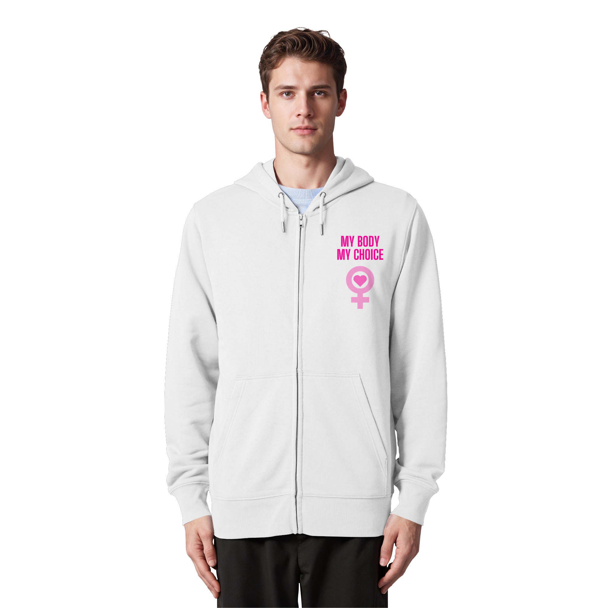 My Body My Choice "Pink Power Edition" - Organic Zipper