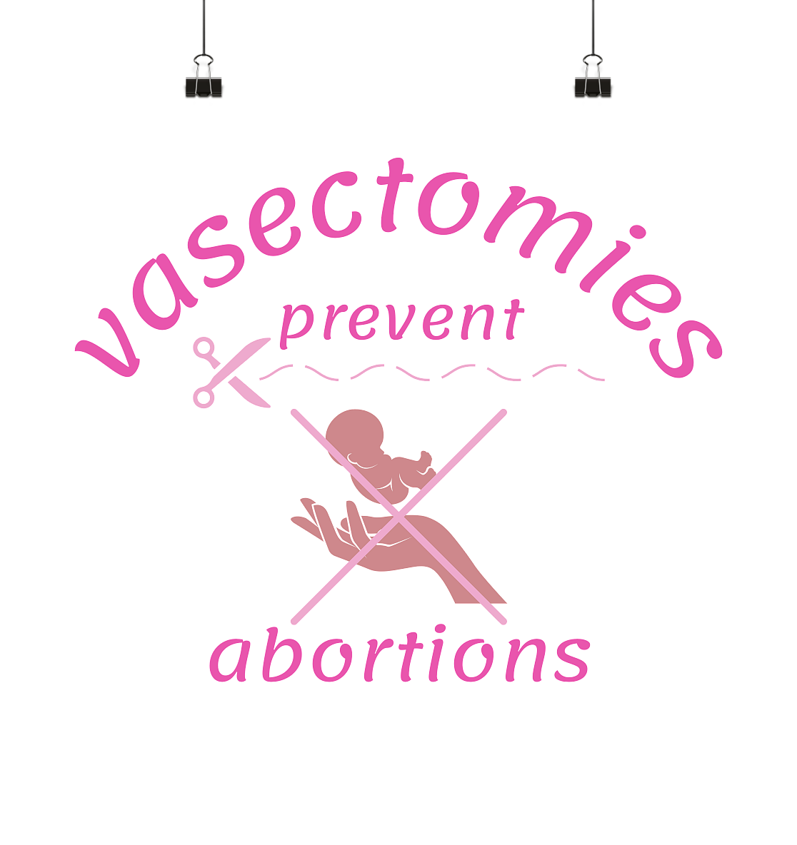 Vasectomies Prevent Abortions - Poster 40x40