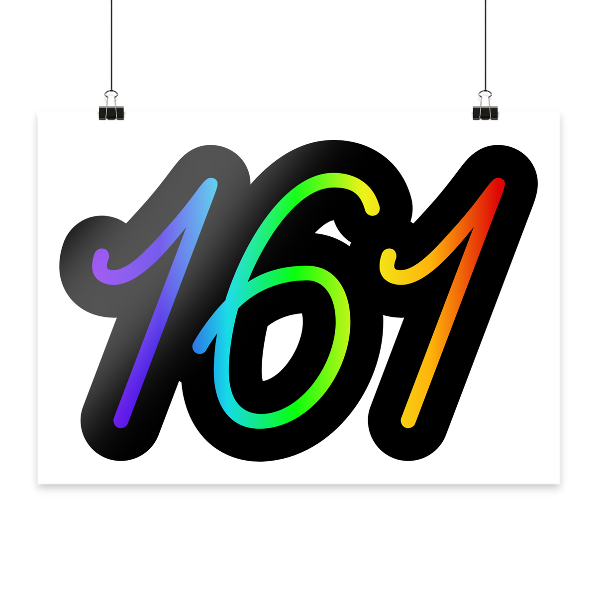 161 "Bubble Edition" - Poster Din A4 (quer)