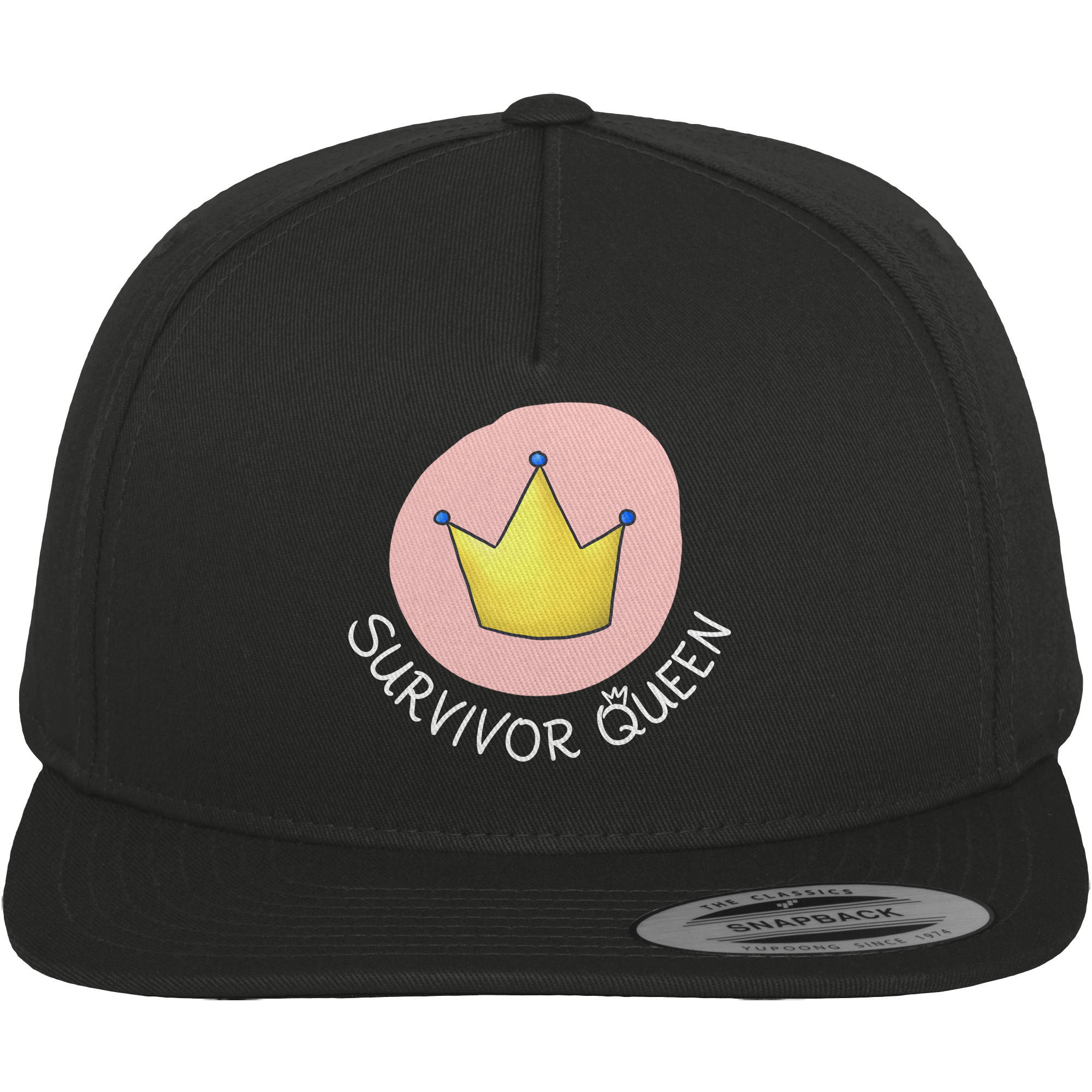 Survivor Queens Logo "Schriftzug Edition" (dunkel) - Premium Snapback