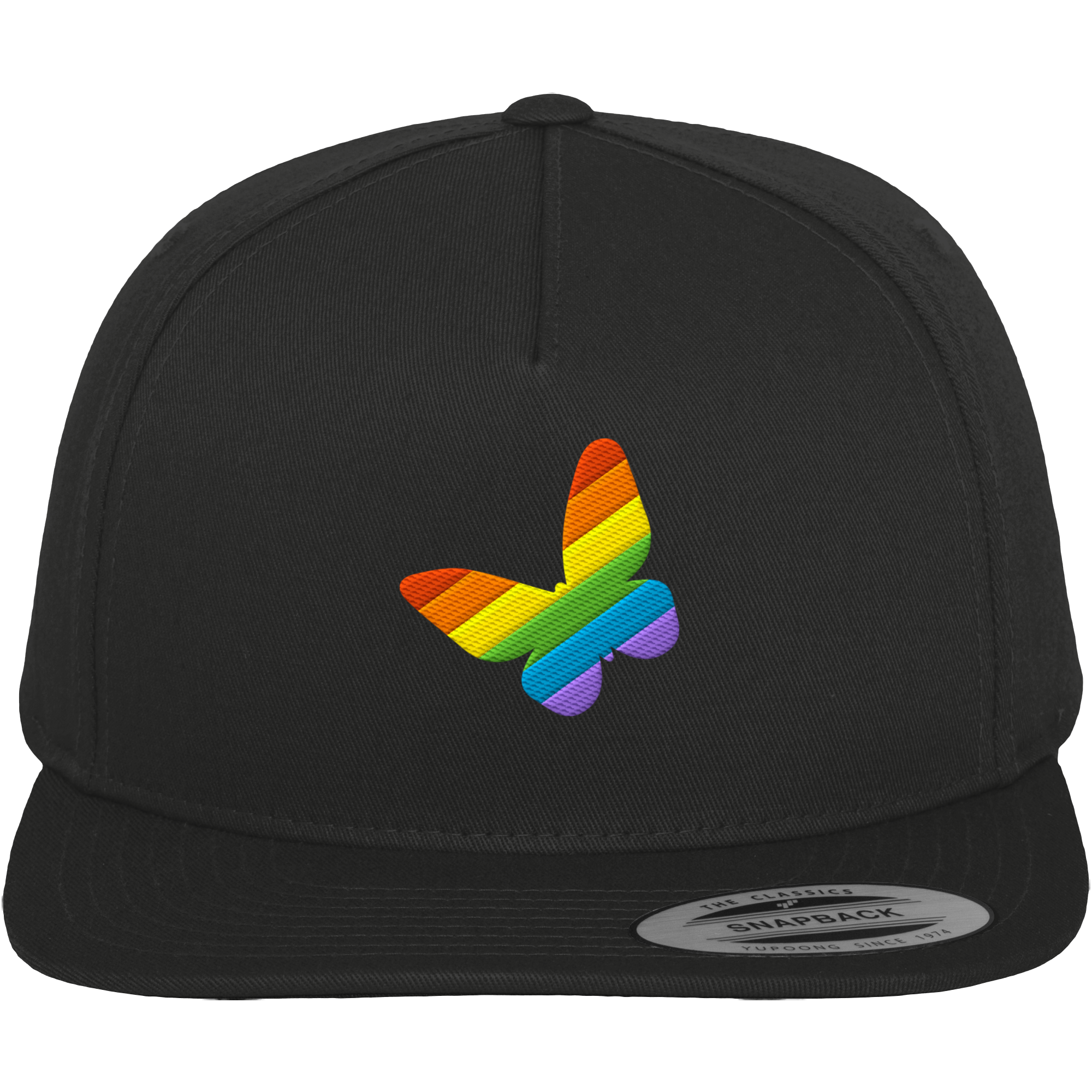 Regenbogen Schmetterling - Premium Snapback
