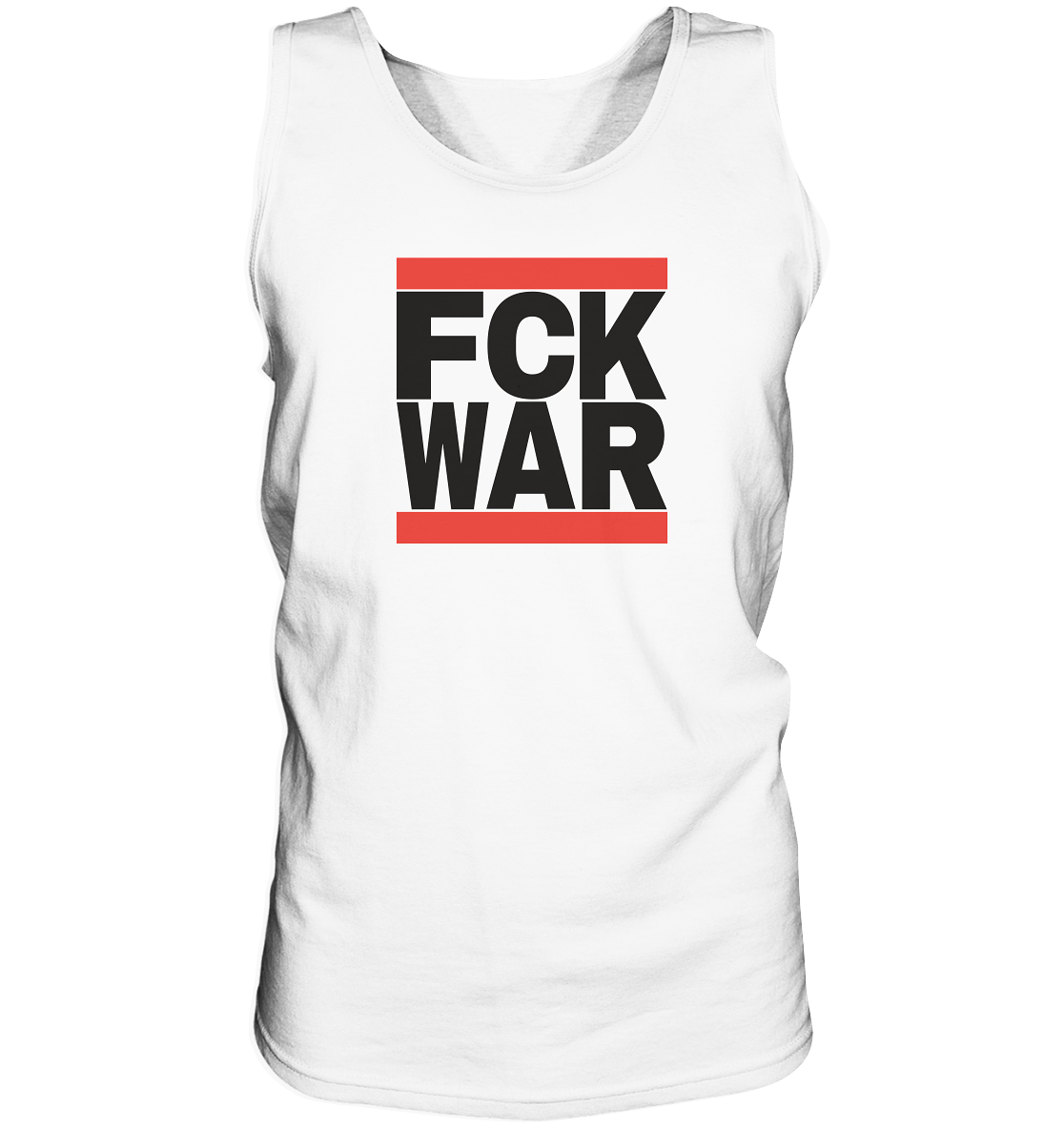 FCK WAR (schwarze Schrift) - Tank-Top