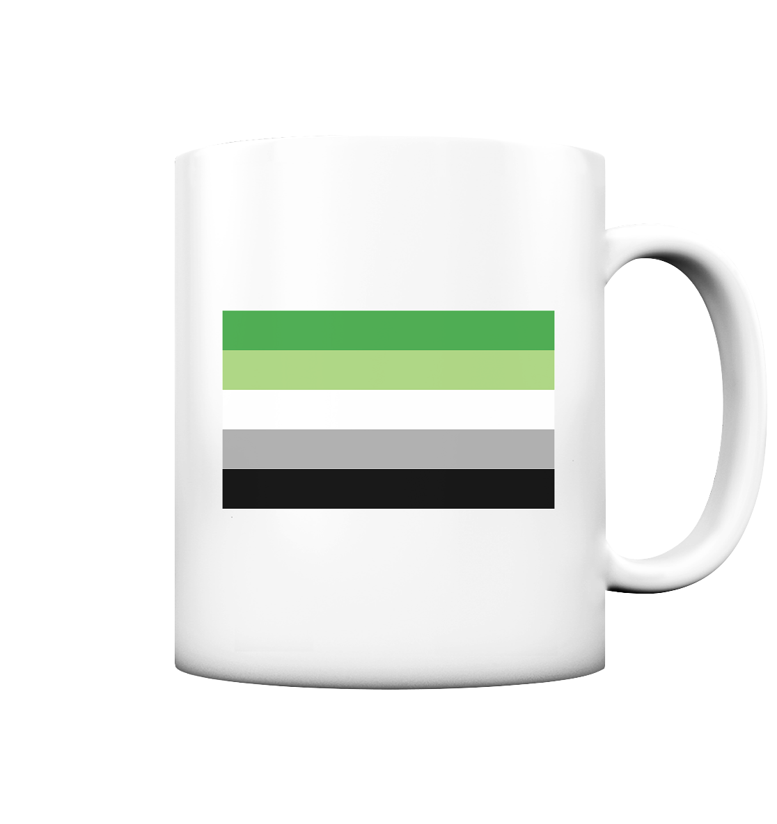 Aromantic Pride Flag - Tasse matt