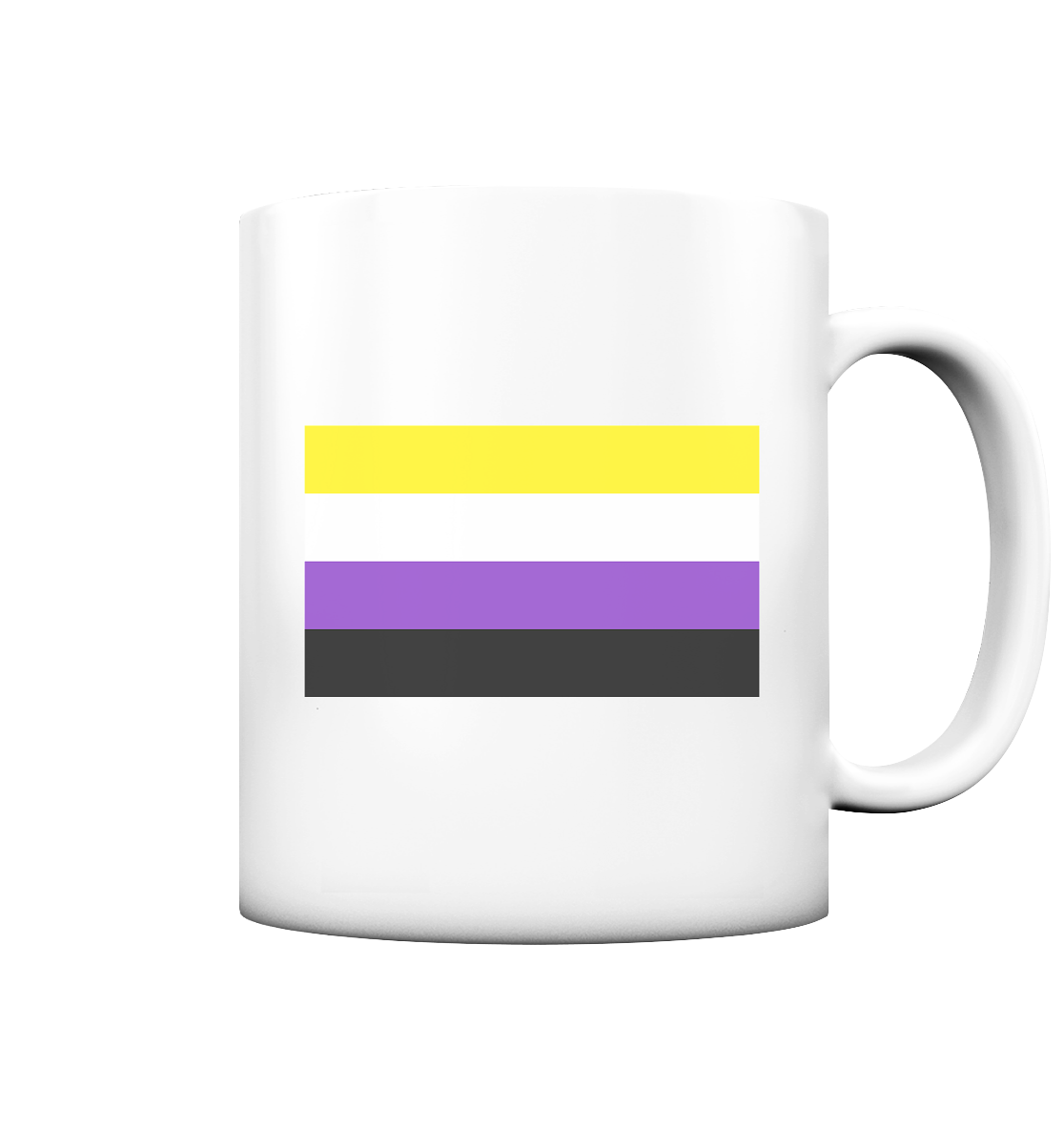 Nonbinary Pride Flag - Tasse matt