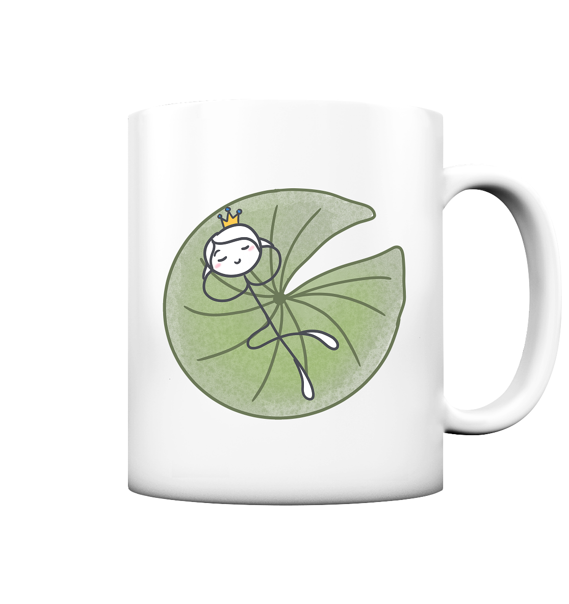 Seelenmännchen "Seerosenchillung Edition" - Tasse matt