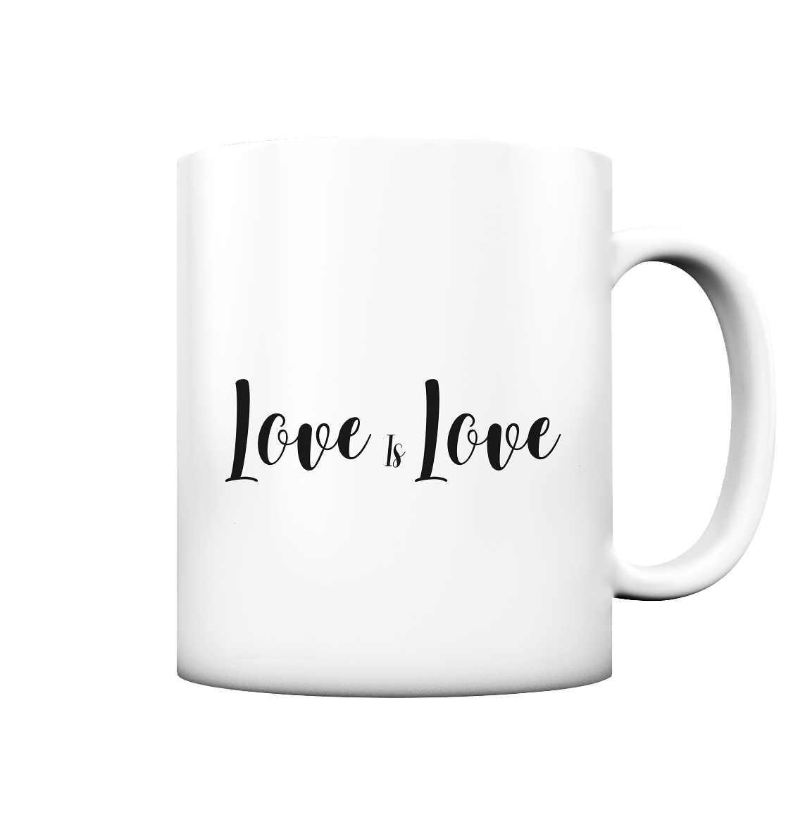 Love is Love "Calligraphy Edition" - Tasse matt