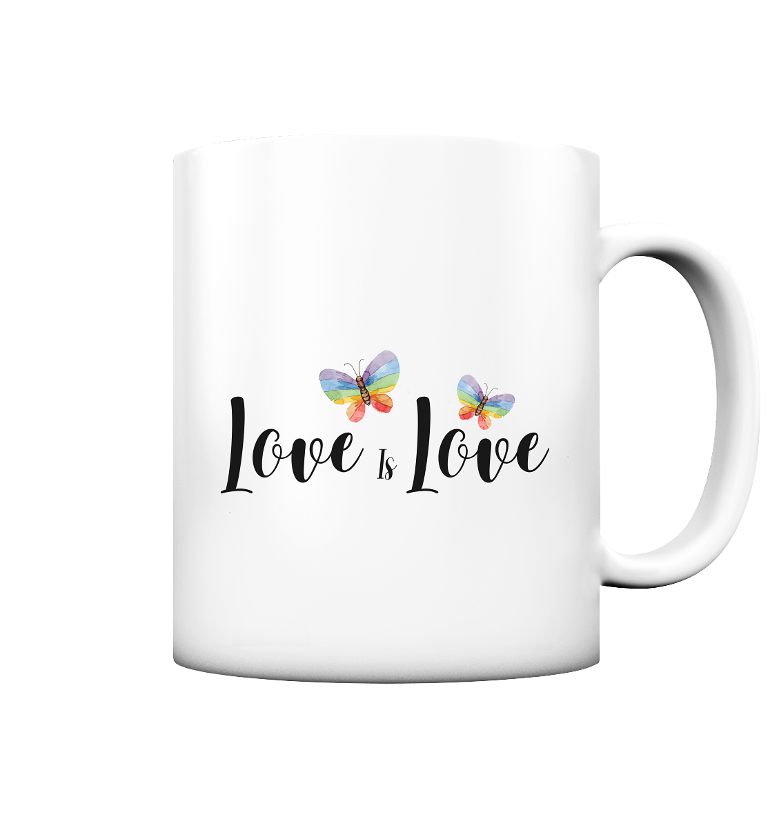 Love is Love "Butterfly Edition" - Tasse matt