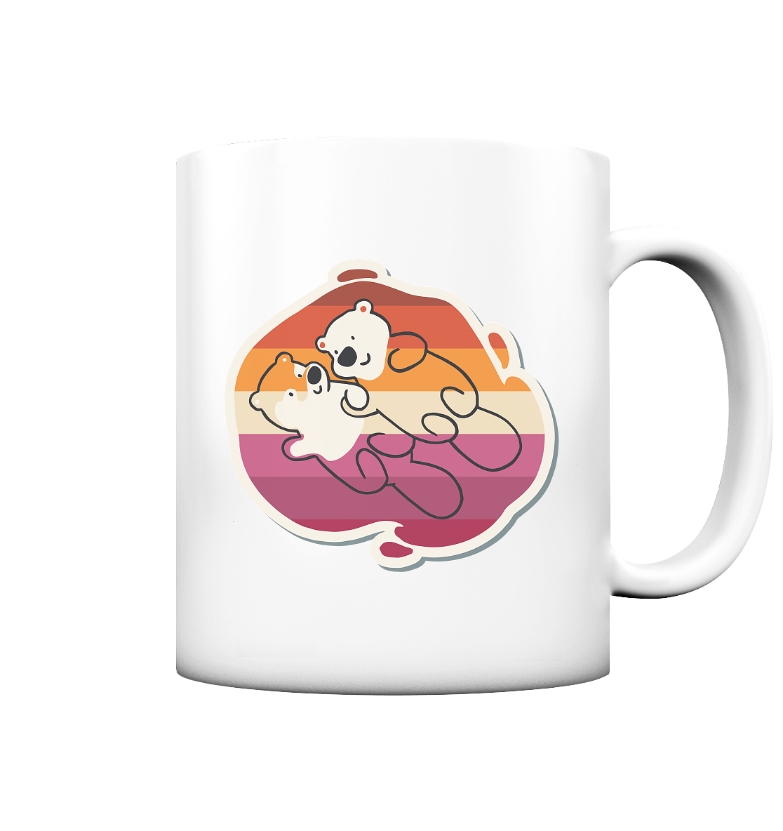 Lesbische Bieber - Tasse matt