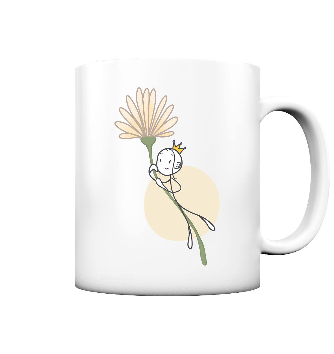 Seelenmännchen "Blumenfliegen Edition" - Tasse matt