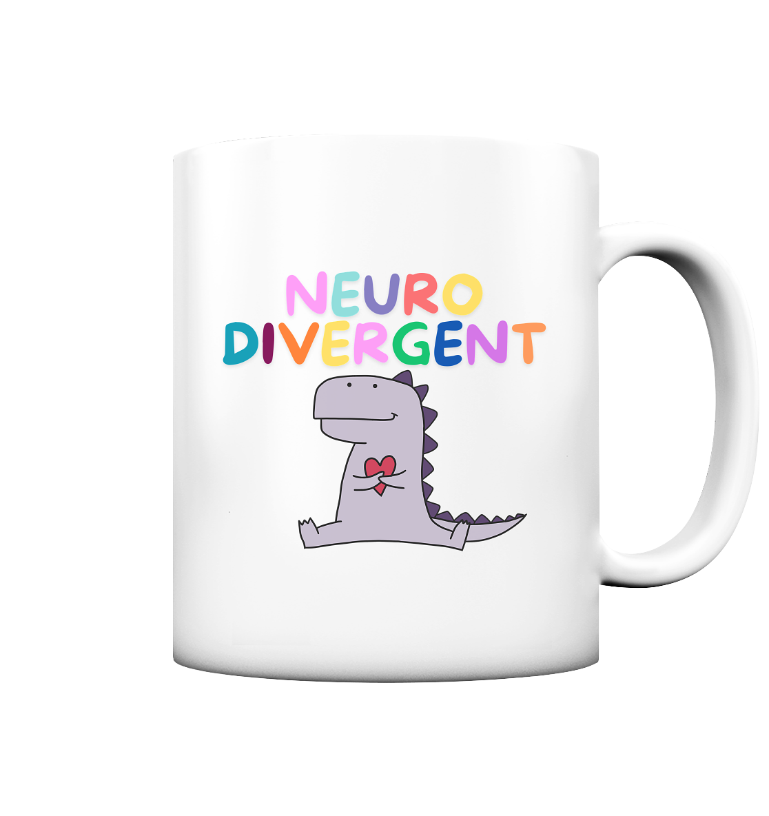 Neurodivergent "Dino Edition" - Tasse matt