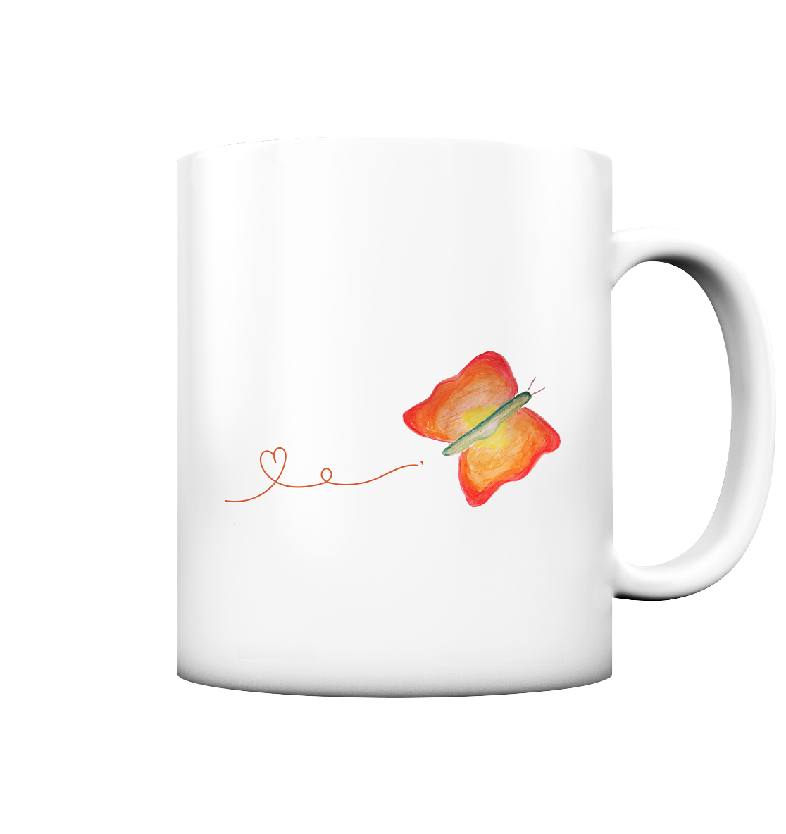 Schmetterline Jona "Herzspur Edition" - Tasse matt