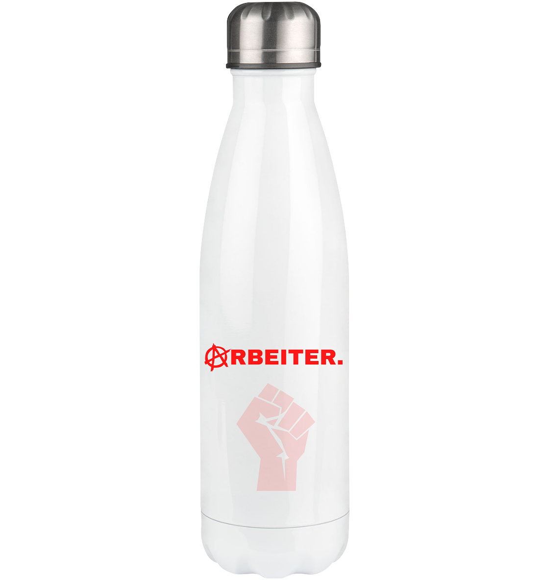 ARBEITER. "Solidarisch und Frei Edition" - Thermoflasche 500ml