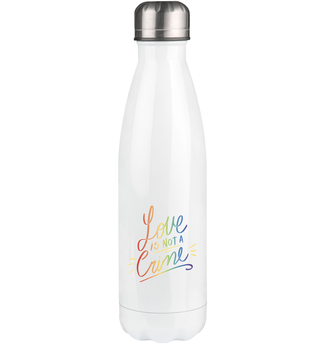 Love is Not a Crime "Calligraphy Edition" - Thermoflasche 500ml