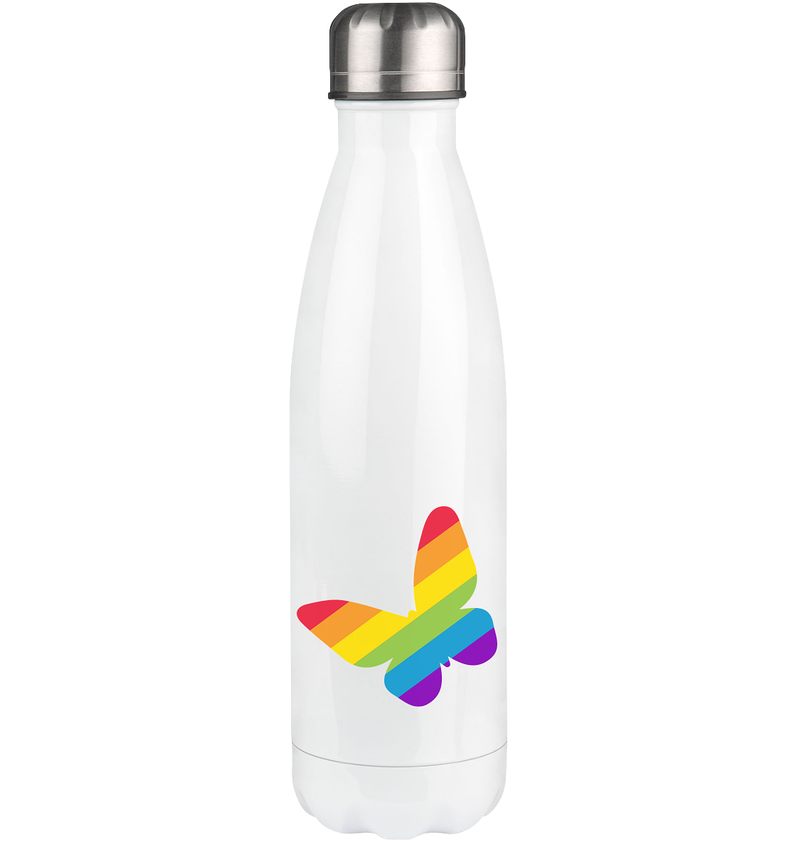 Regenbogen Schmetterling - Thermoflasche 500ml