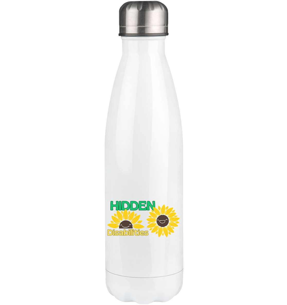 Hidden Disabilities "Sunflower Smile Edition" - Thermoflasche 500ml