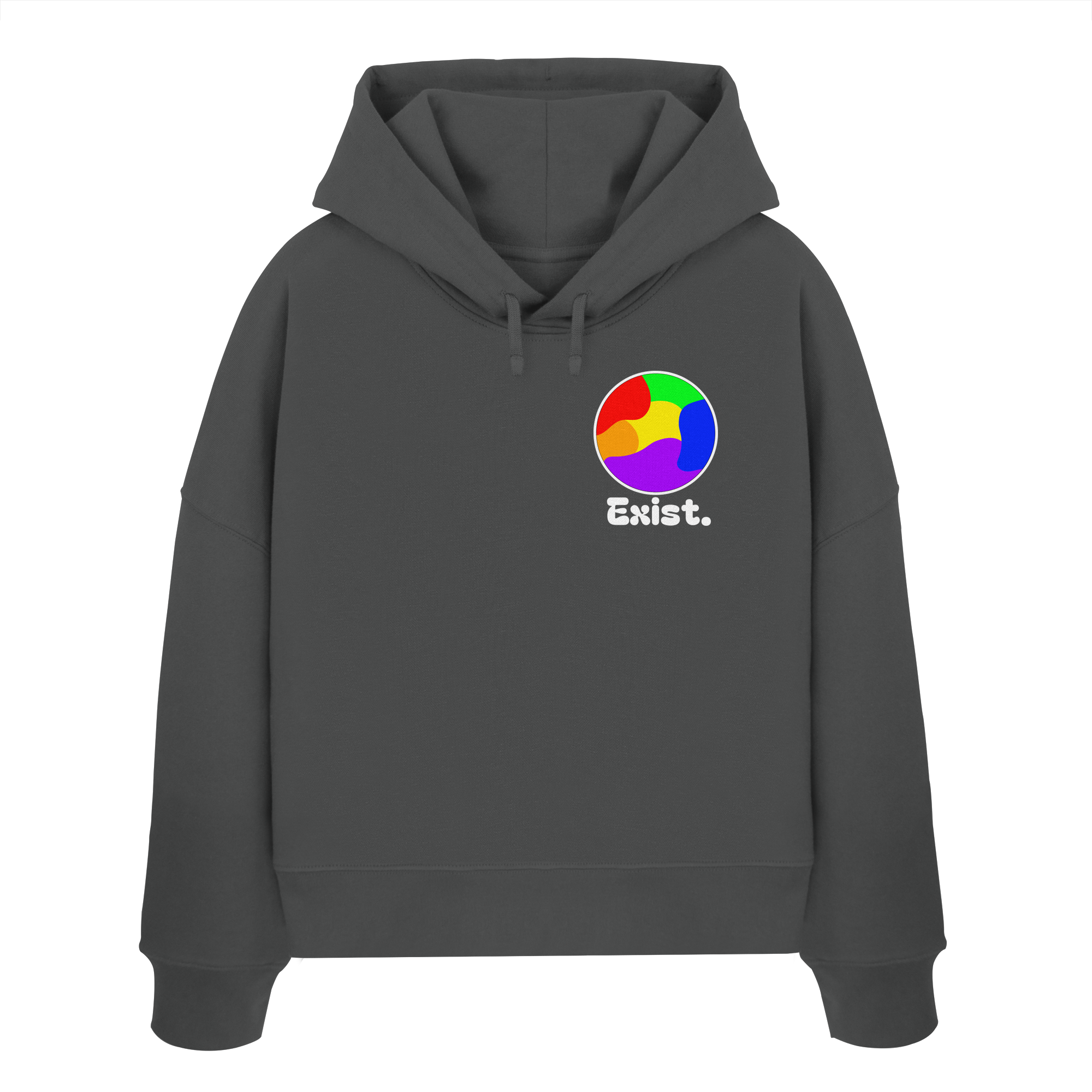 Exist "Pride Edition" - Womens Organic Boxcut Hoodie